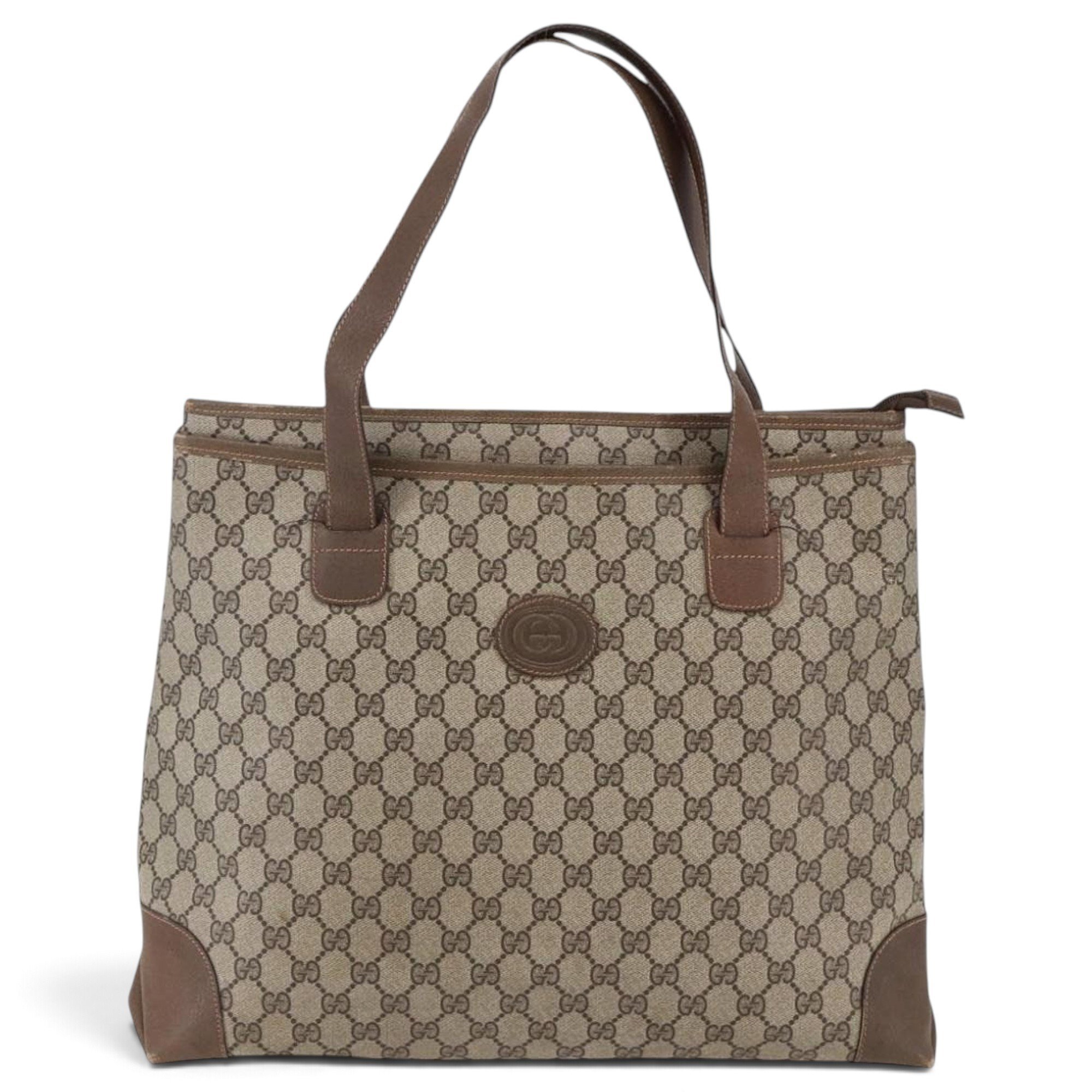 Leather tote
