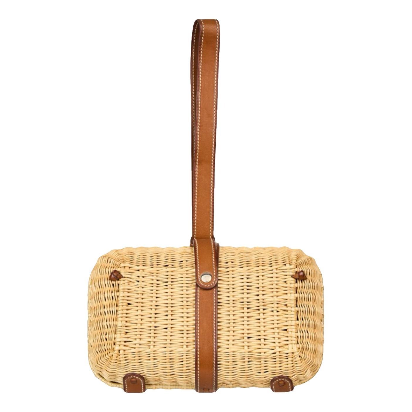 Hermes Picnic Handbag Barenia Leather 2017
