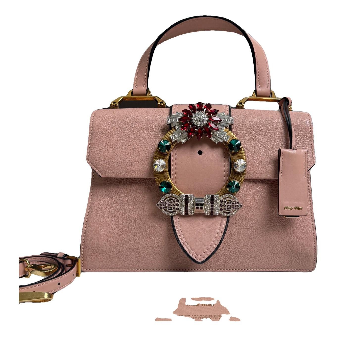 Leather handbag