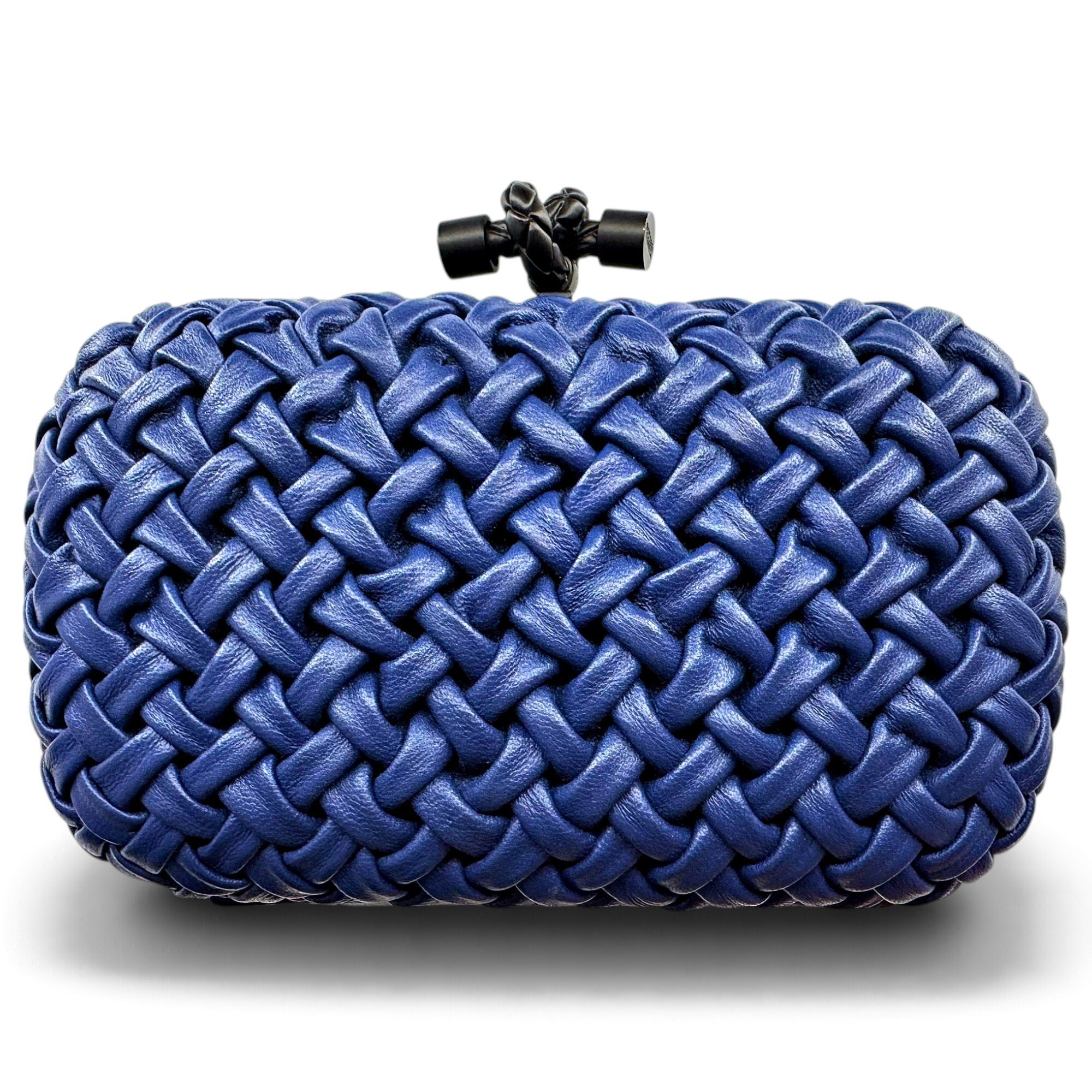 Pochette Knot leather clutch bag