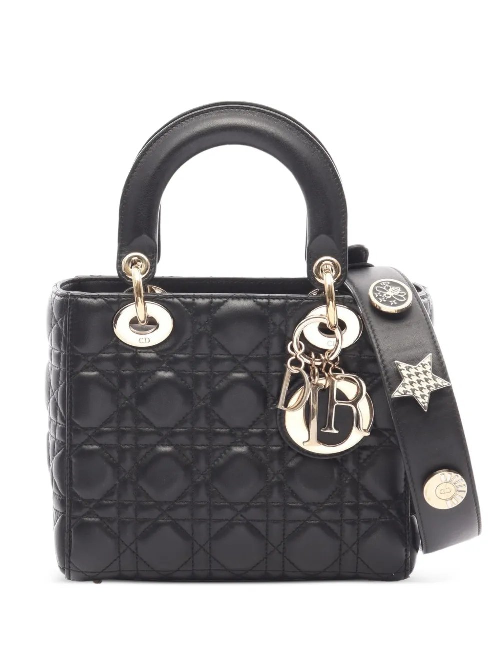 2000s Cannage Lady Dior mini tote bag