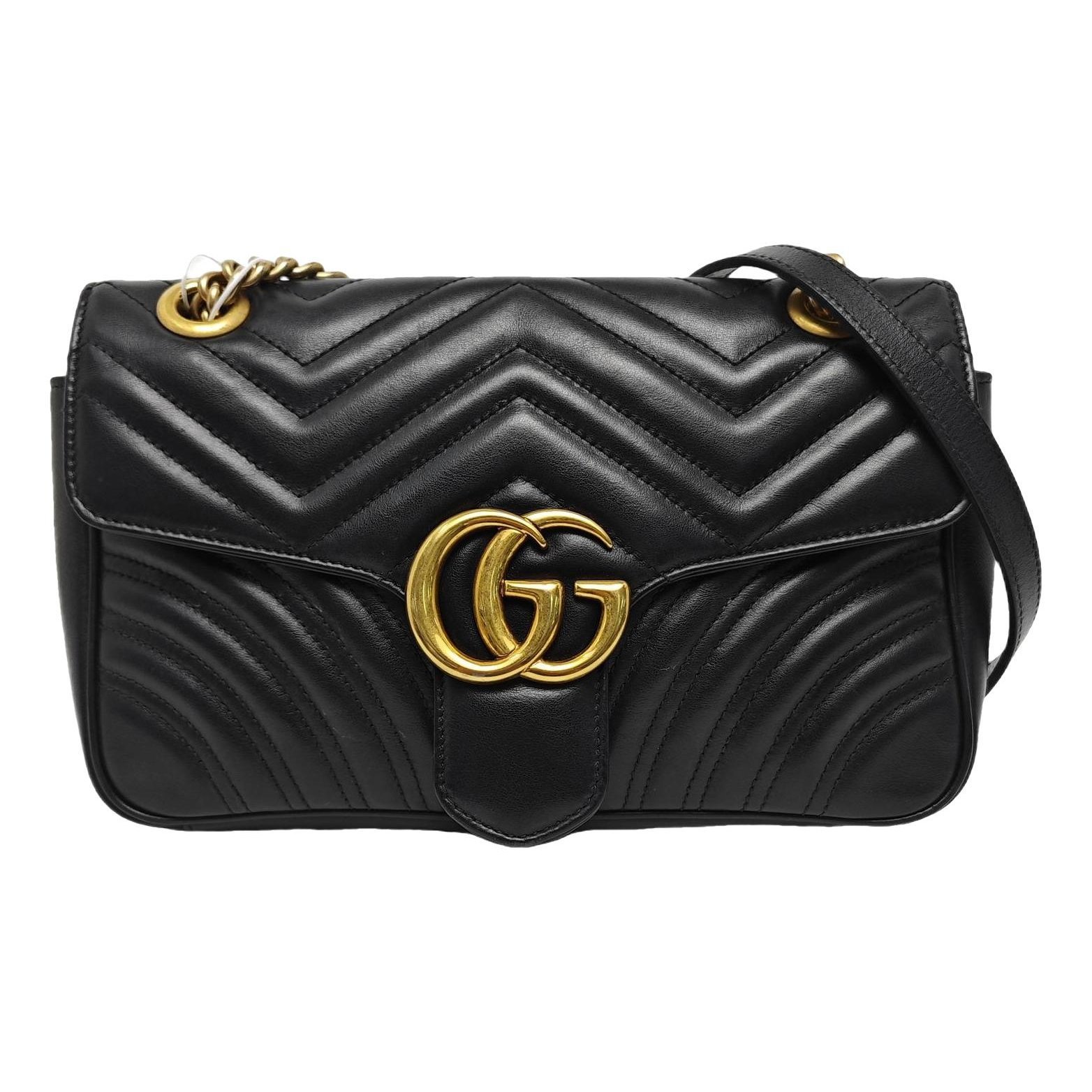 GG Marmont Flap leather crossbody bag