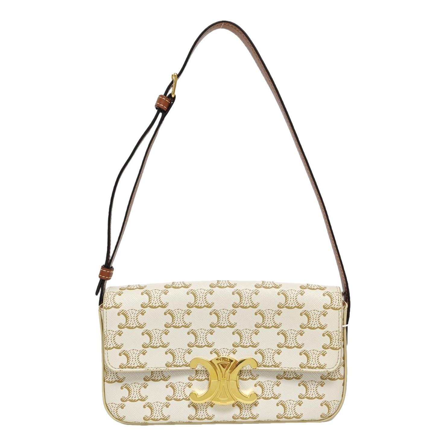 Triomphe leather handbag