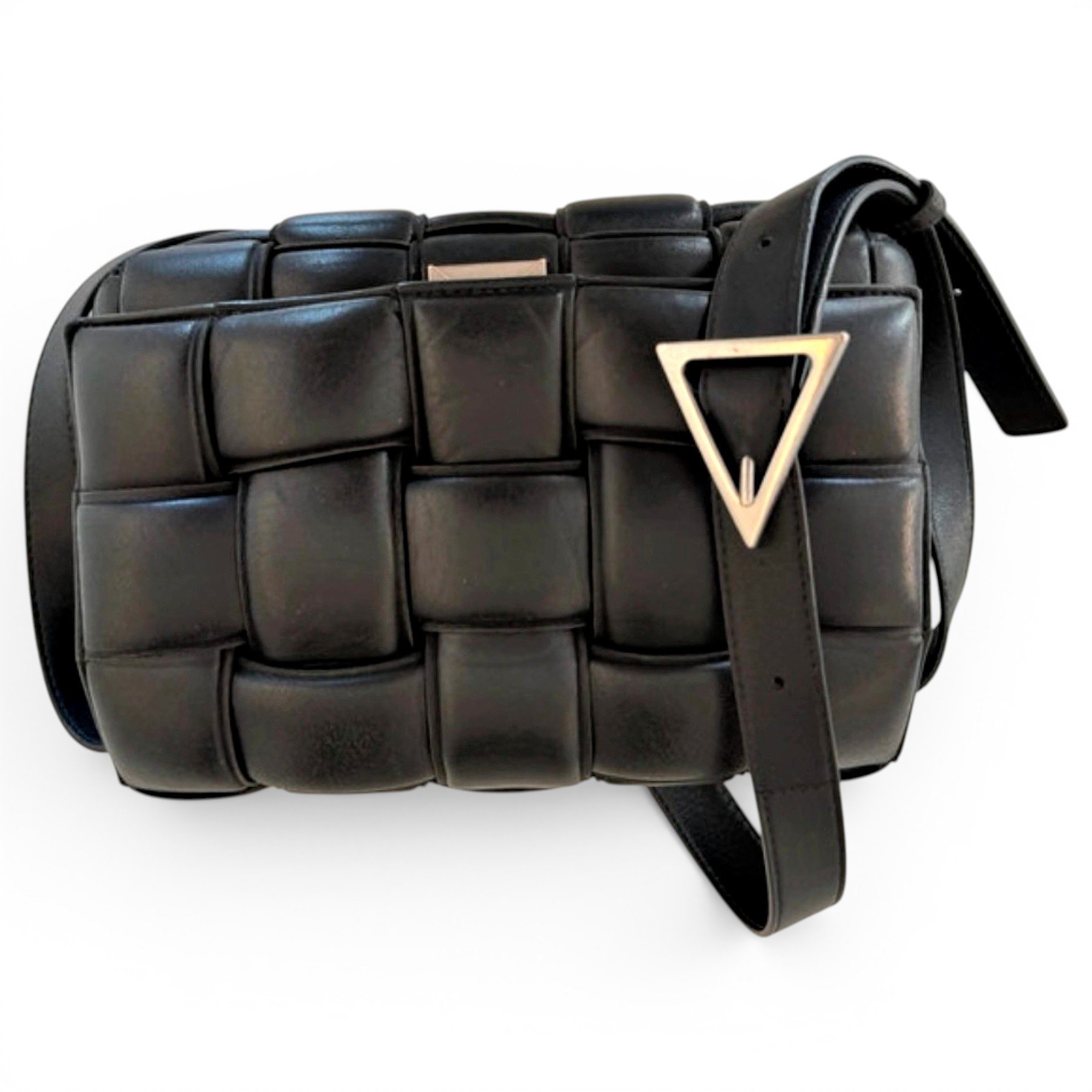 Cassette Padded leather crossbody bag