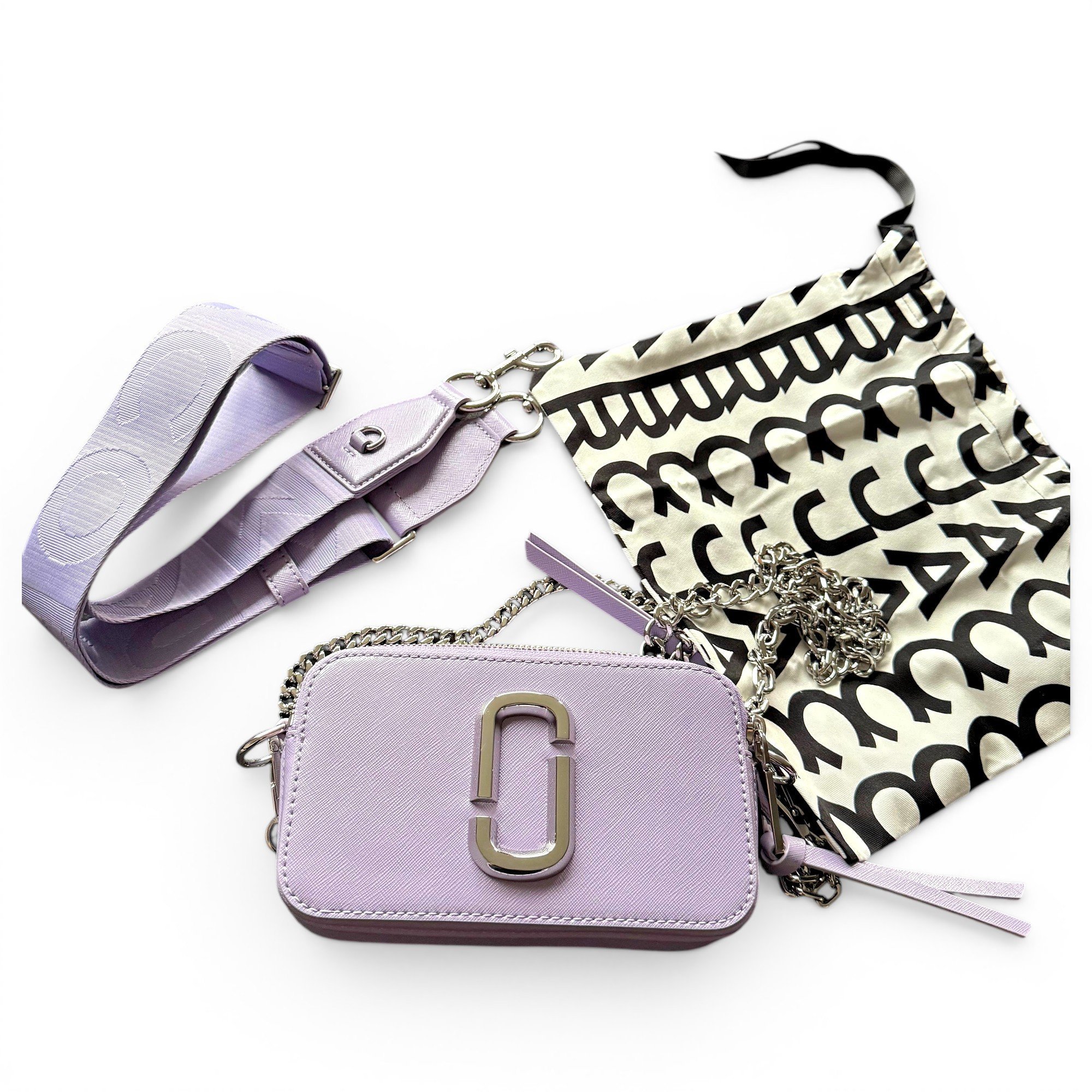 Snapshot leather crossbody bag