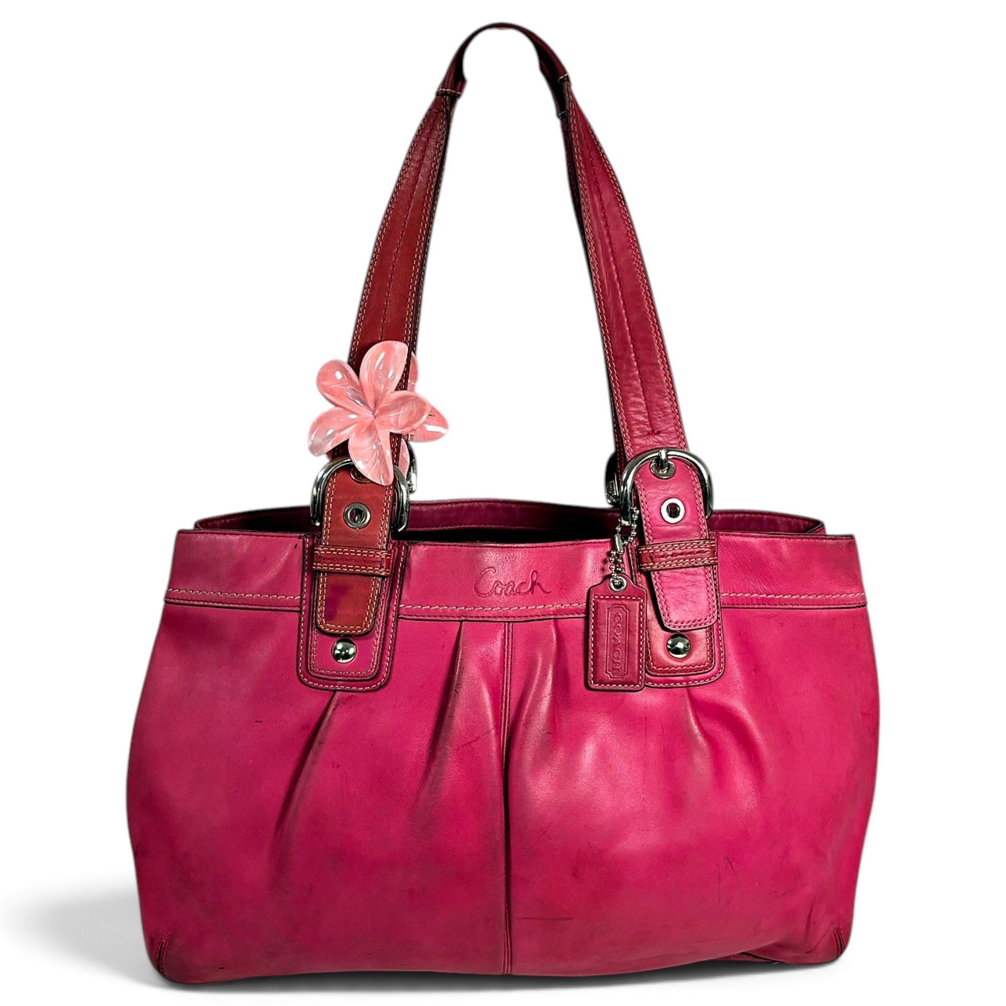 Leather handbag