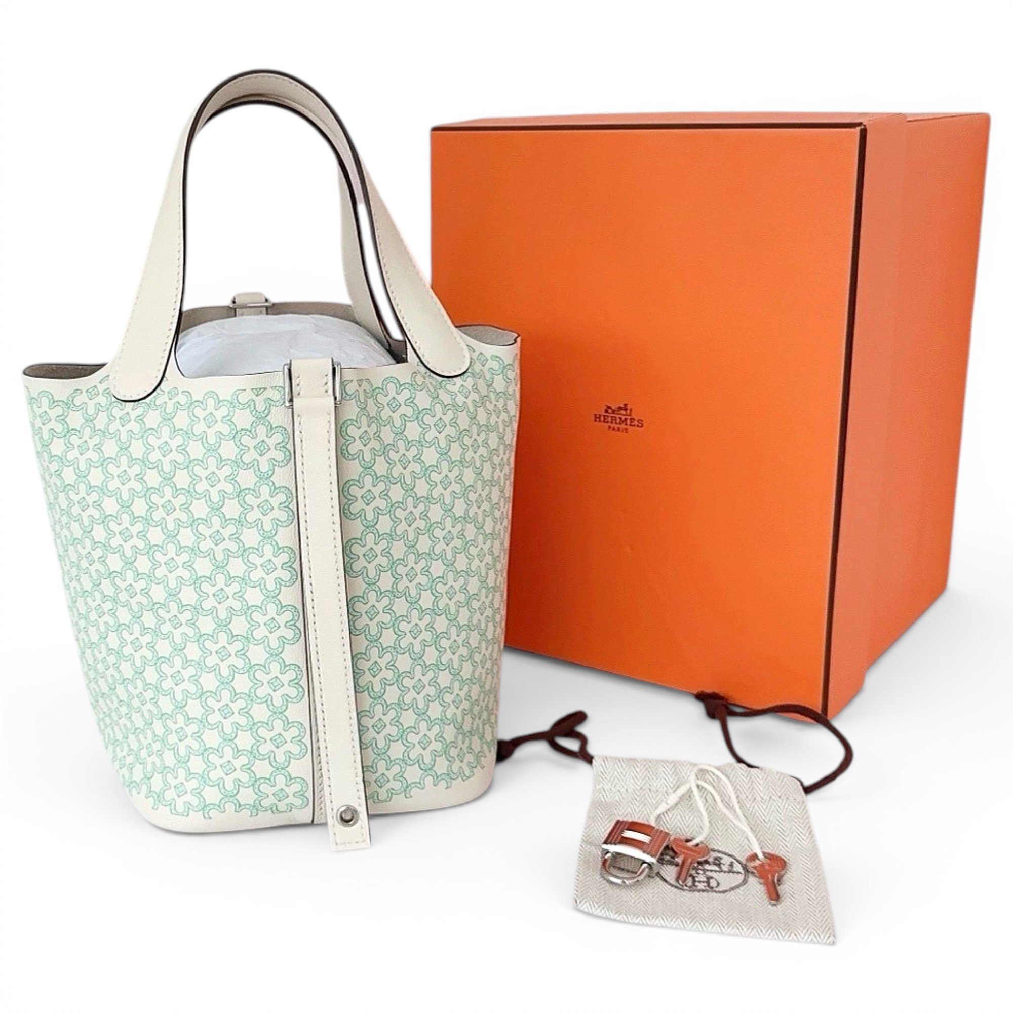 Picotin leather handbag