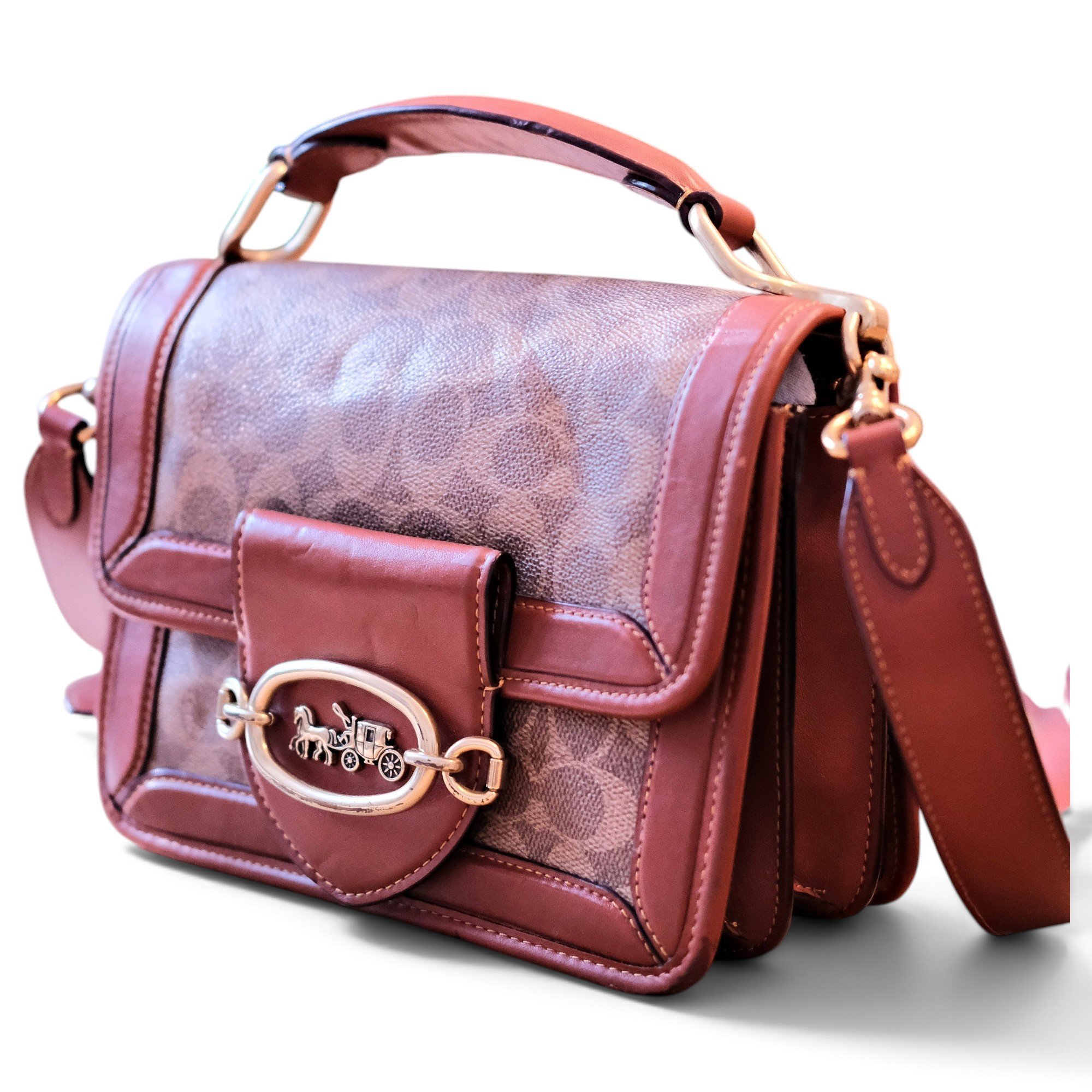 Leather crossbody bag