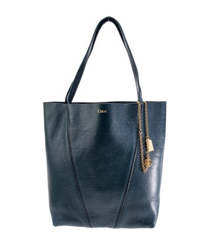 Chloe Leather Women S Spin Grained Leather Tote Medium