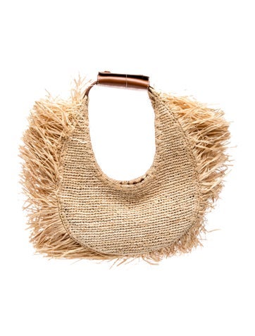 Staud Raffia Shoulder Bag