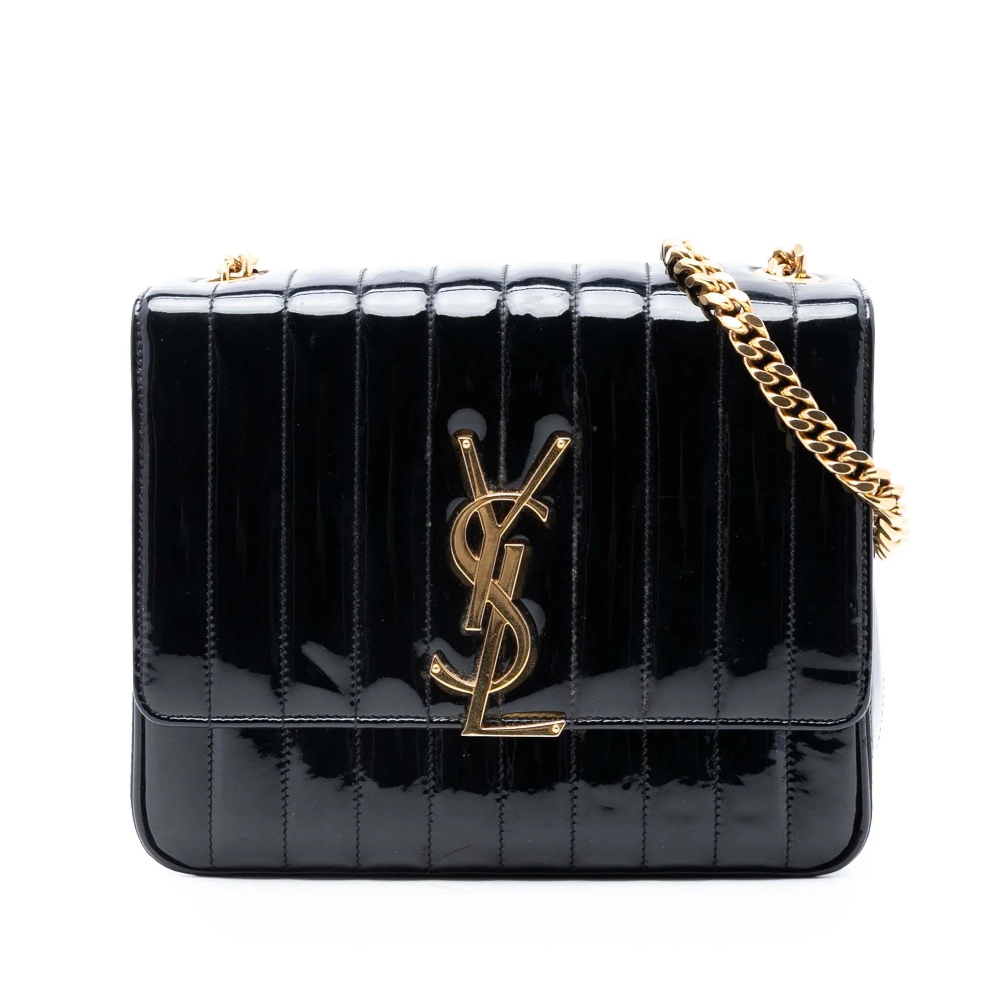 Patent leather crossbody bag