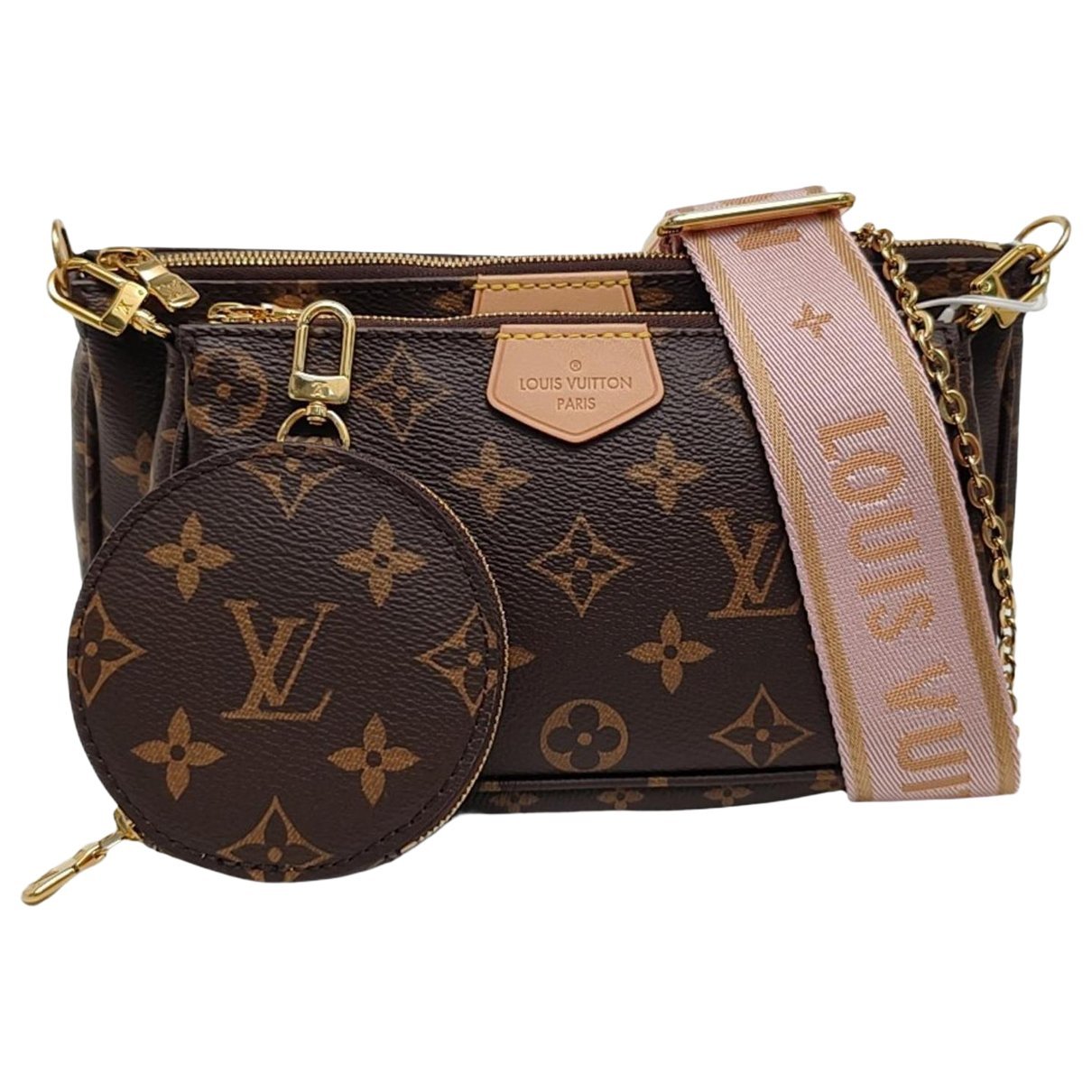 Maxi Multi Pochette Accessoires leather crossbody bag