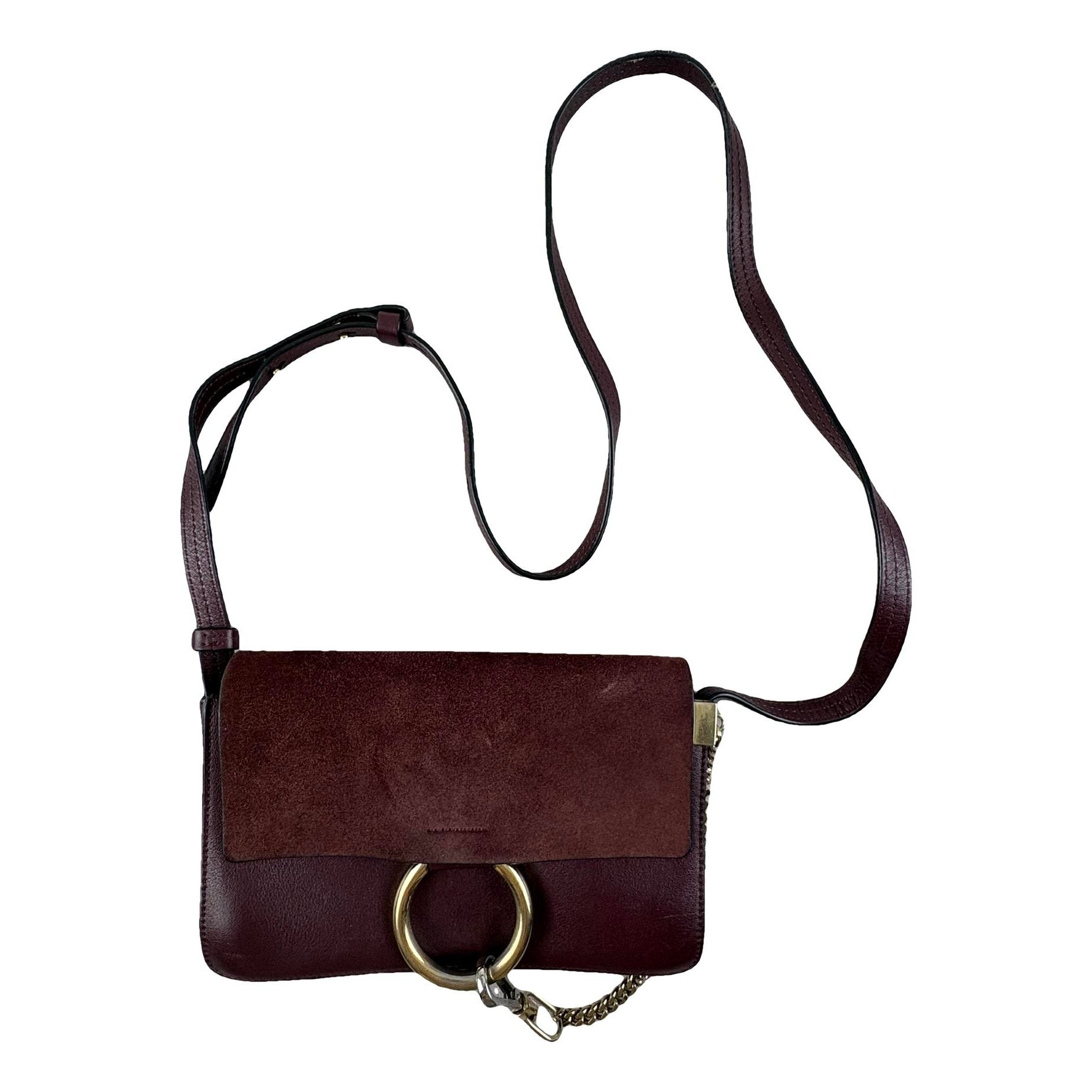 Faye leather crossbody bag