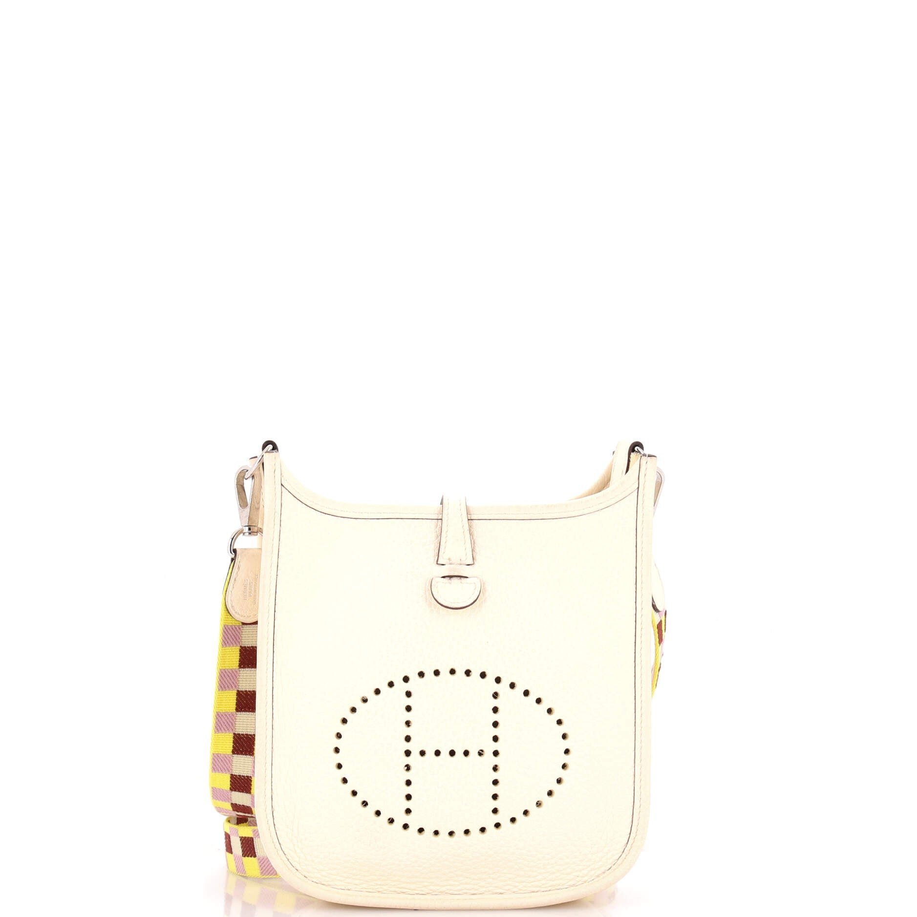 Hermes Long Strap Evelyne Bag Clemence TPM