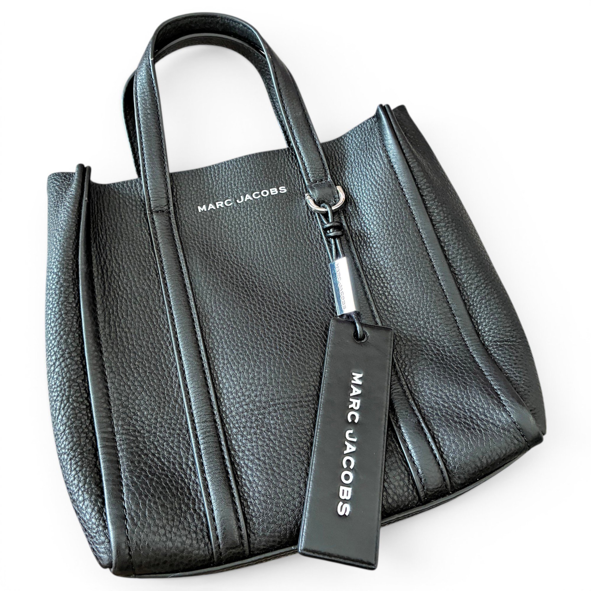 The Tag Tote leather tote
