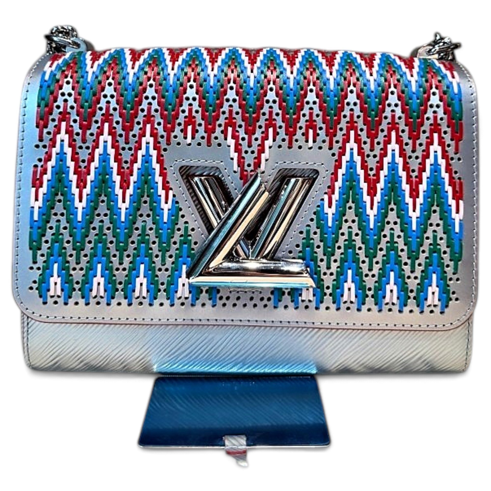 Twist leather crossbody bag