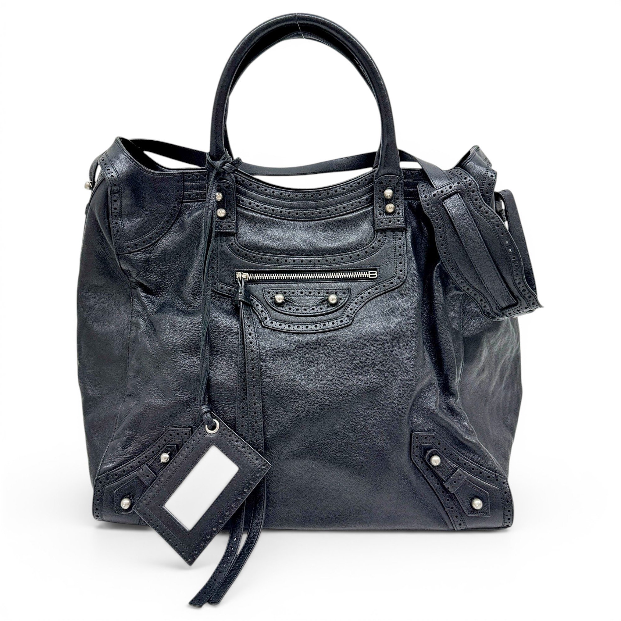 Leather handbag