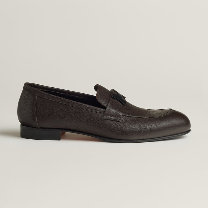 Marron Ébène Mocassim Paris