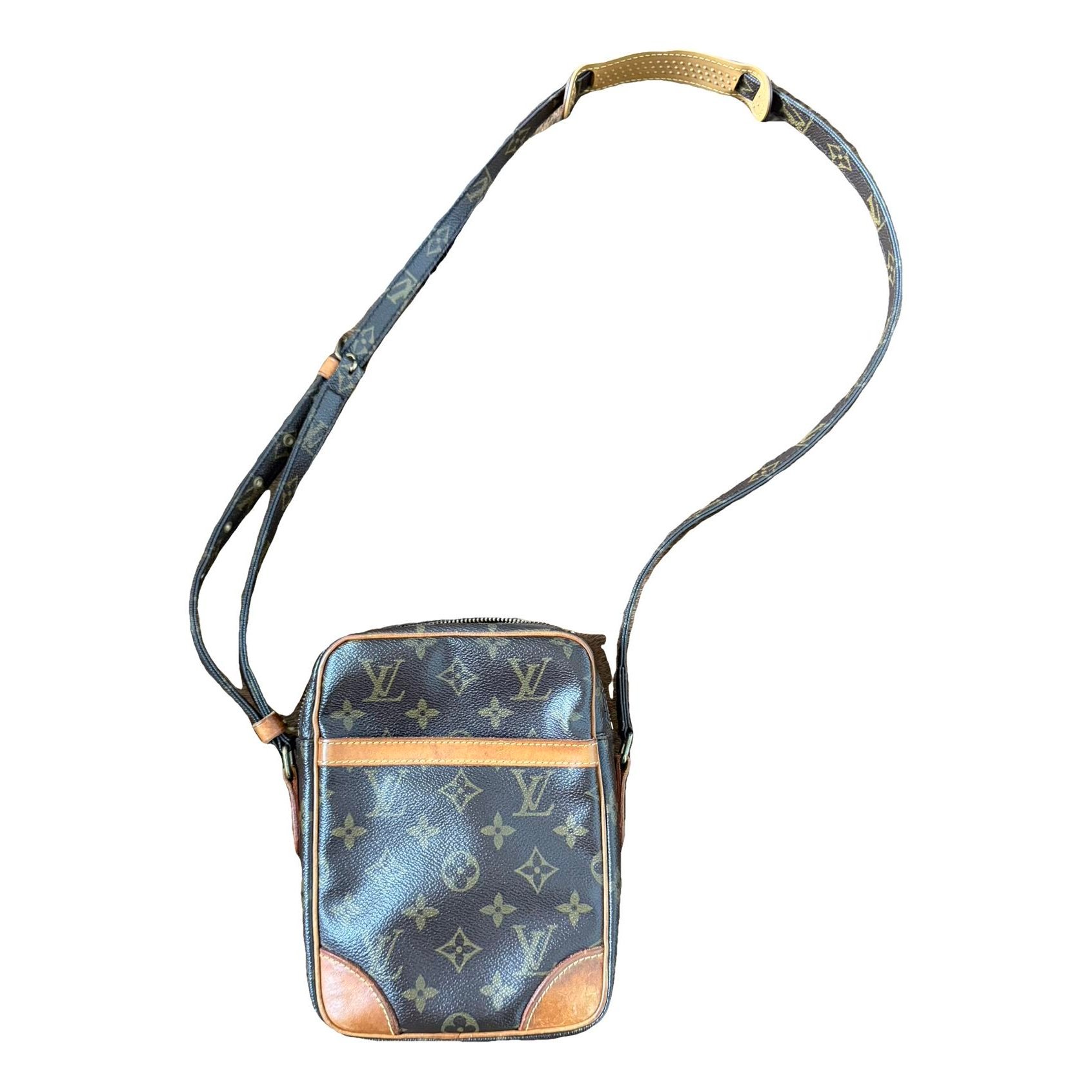 Danube leather crossbody bag