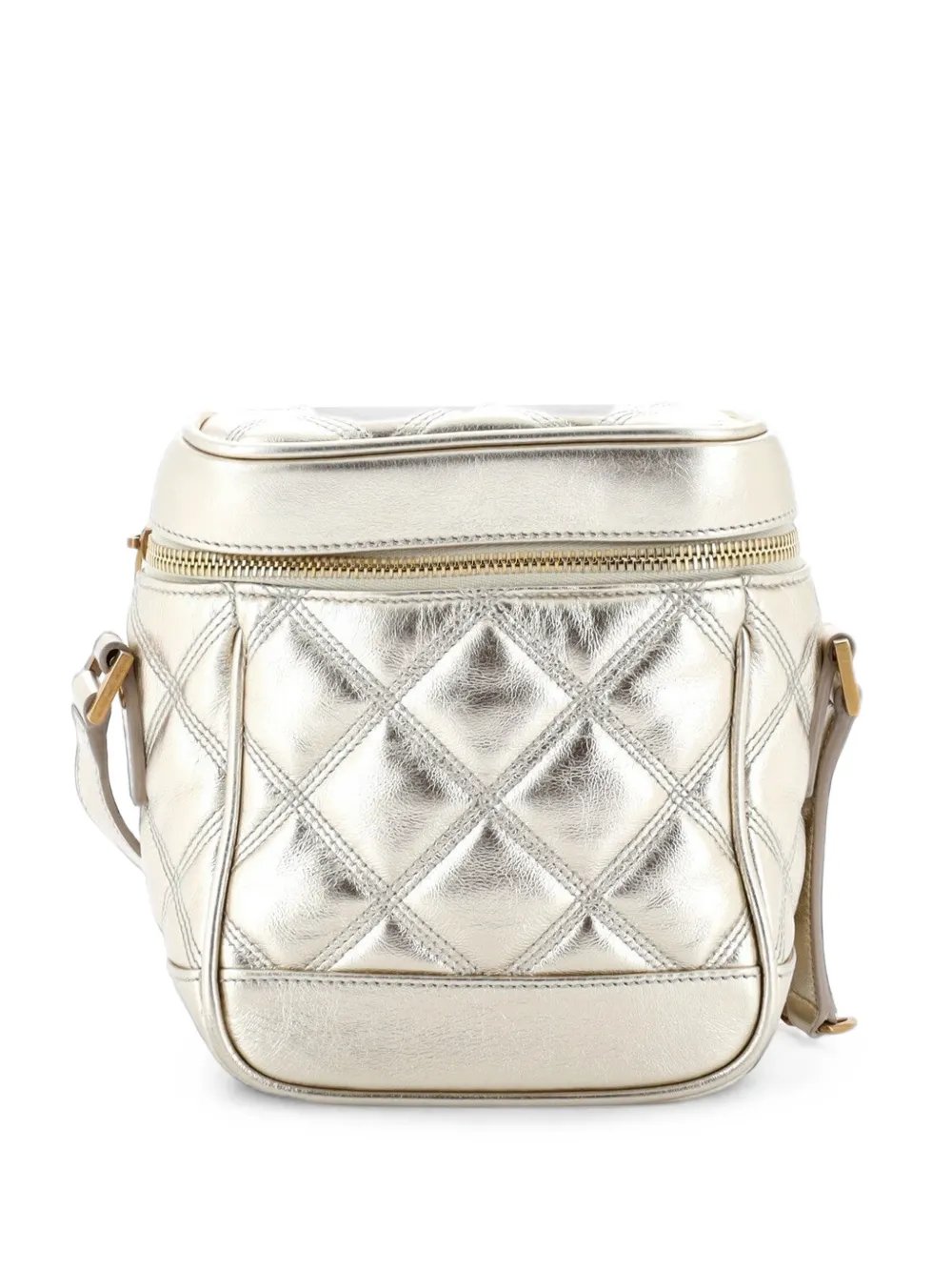 80's Vanity Bag Quilted Leather crossbody bag