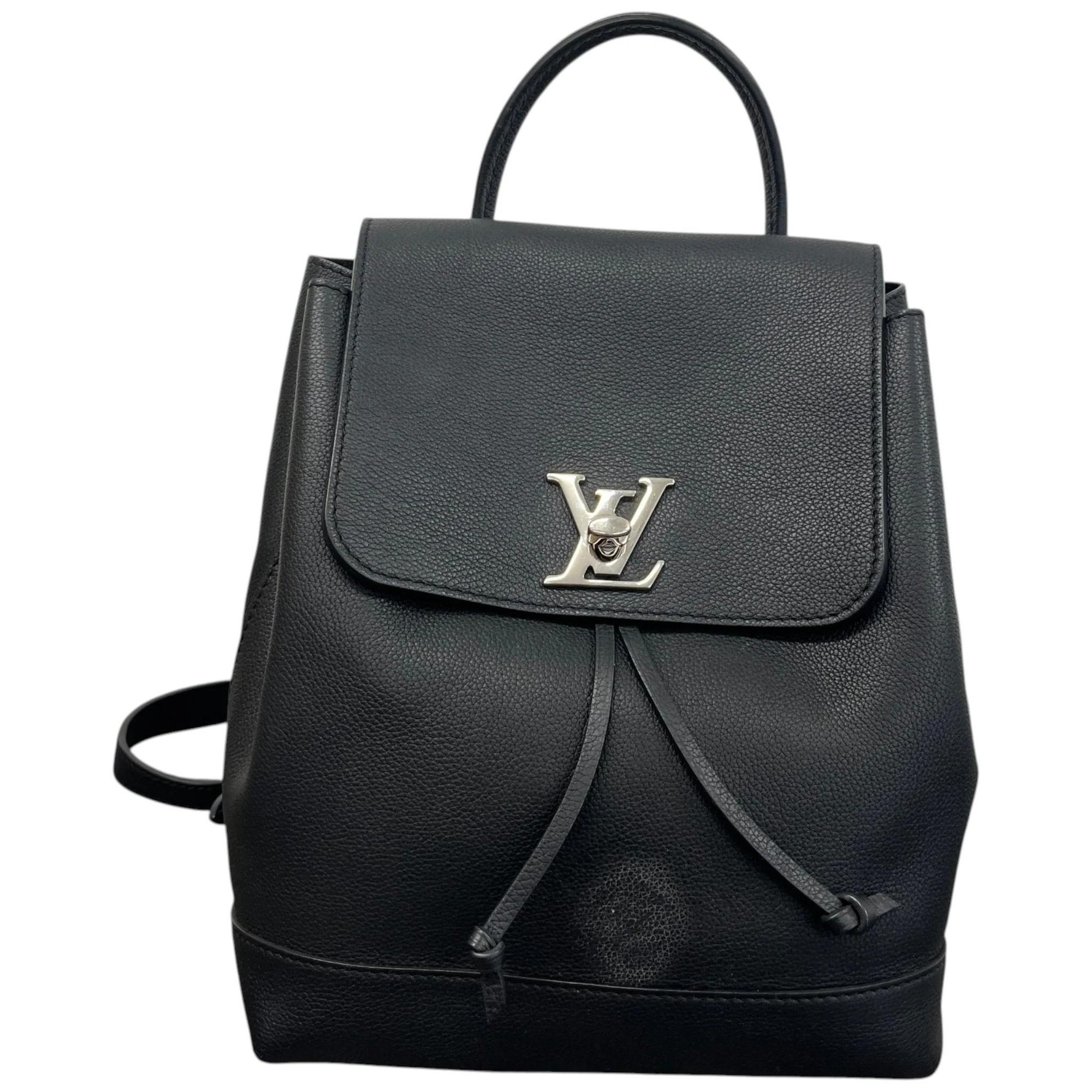 Lockme leather backpack