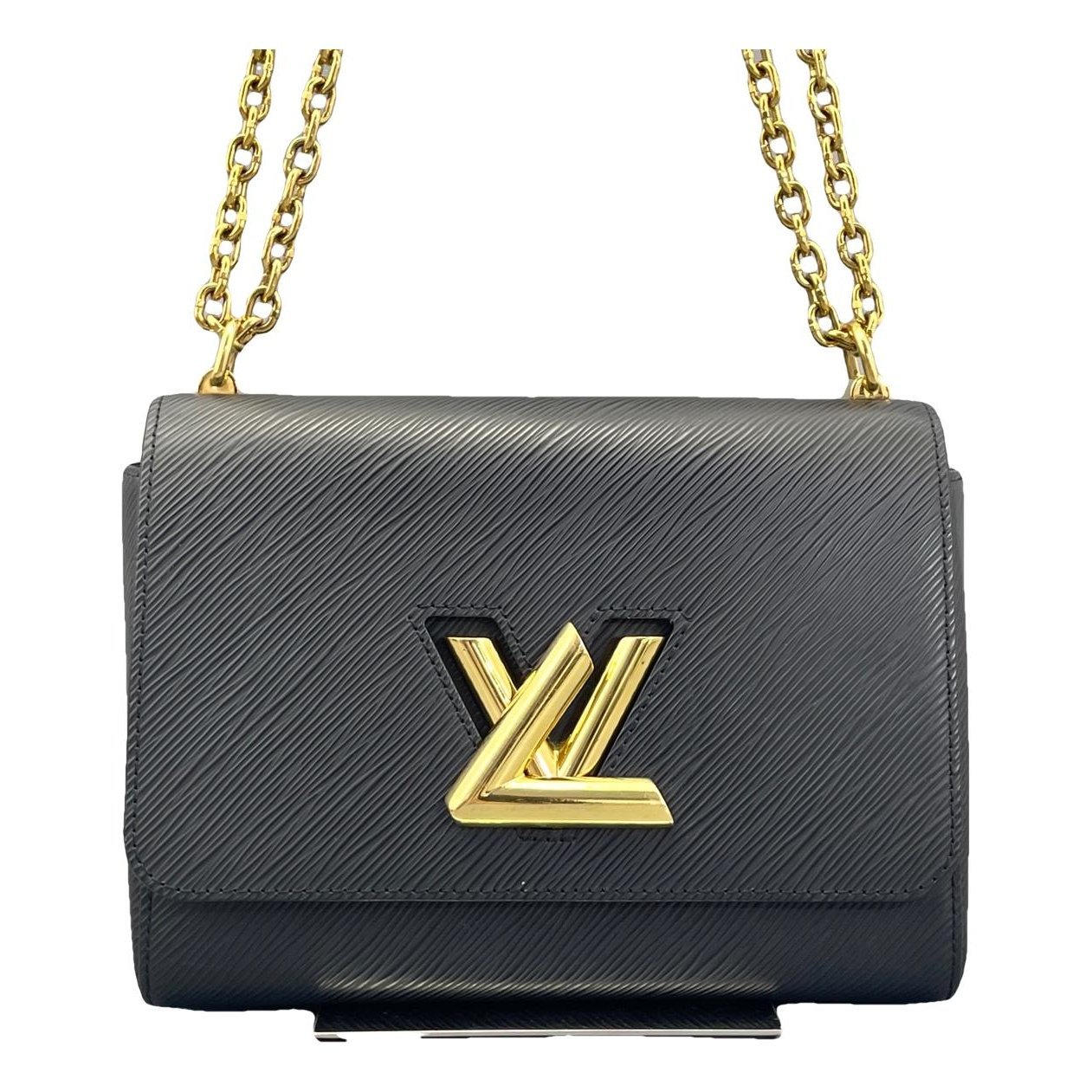 Twist leather handbag