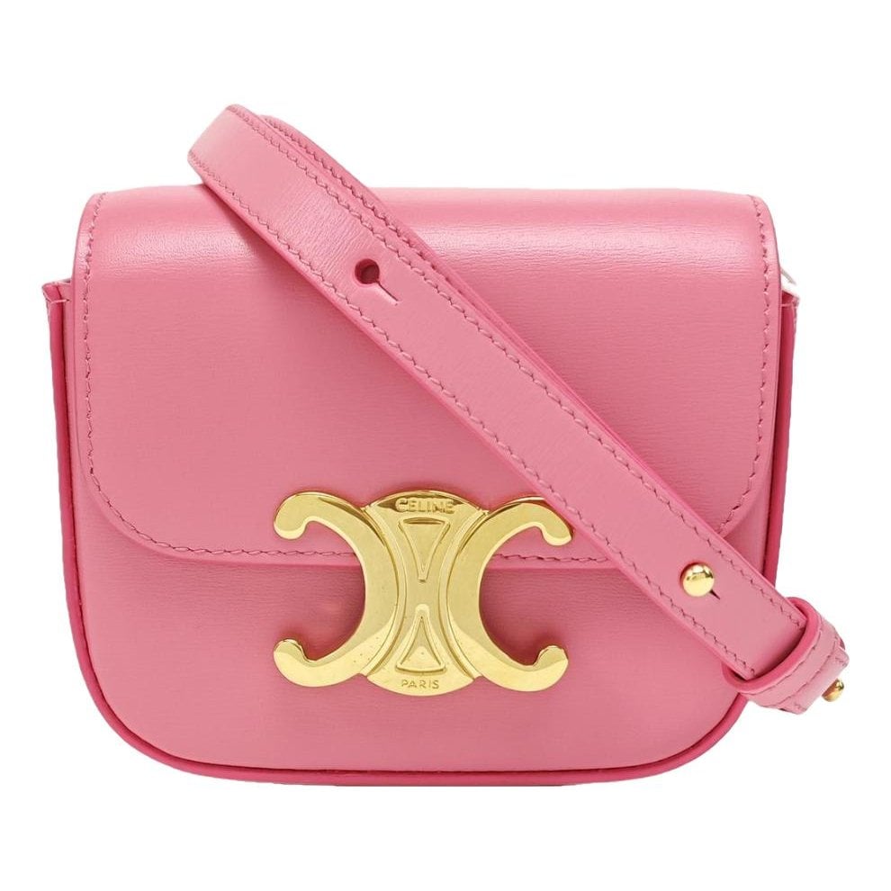 Triomphe leather handbag