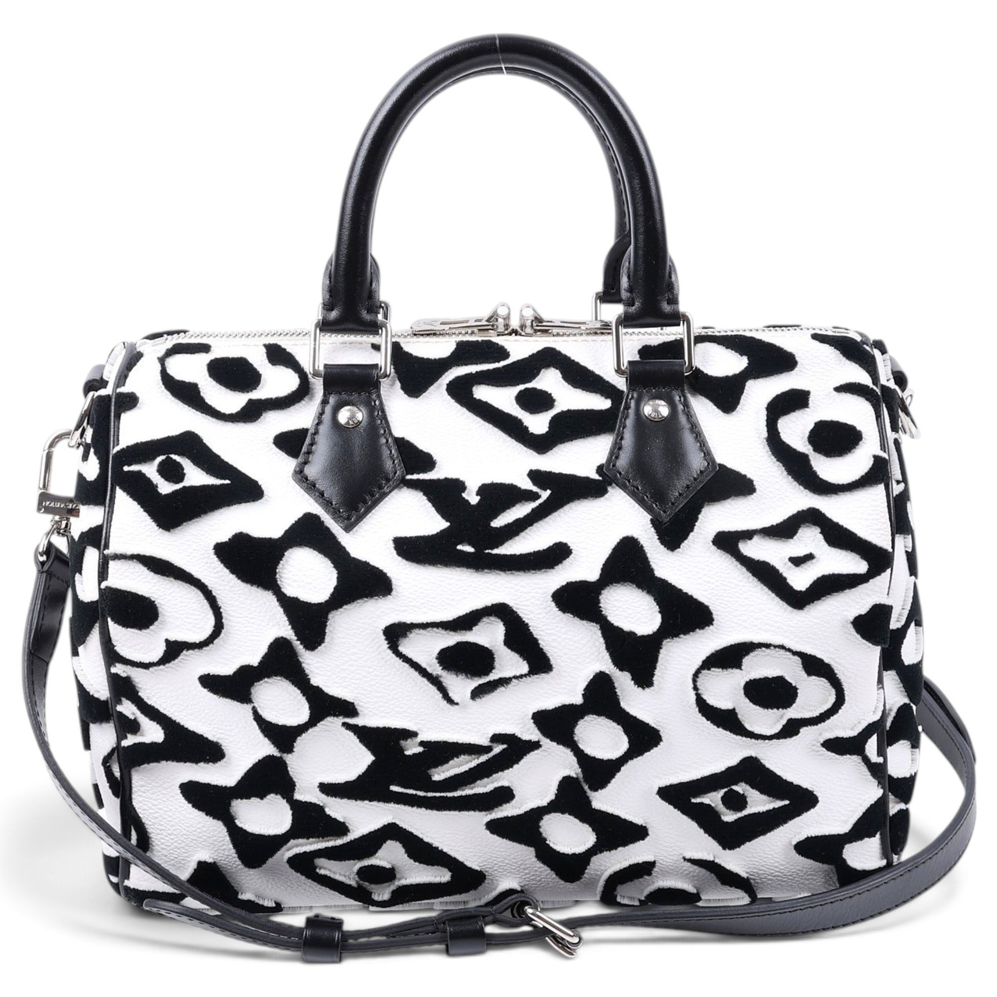 Speedy Bandoulière leather bowling bag