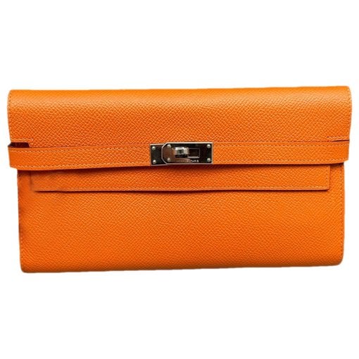 Kelly to go leather clutch bag