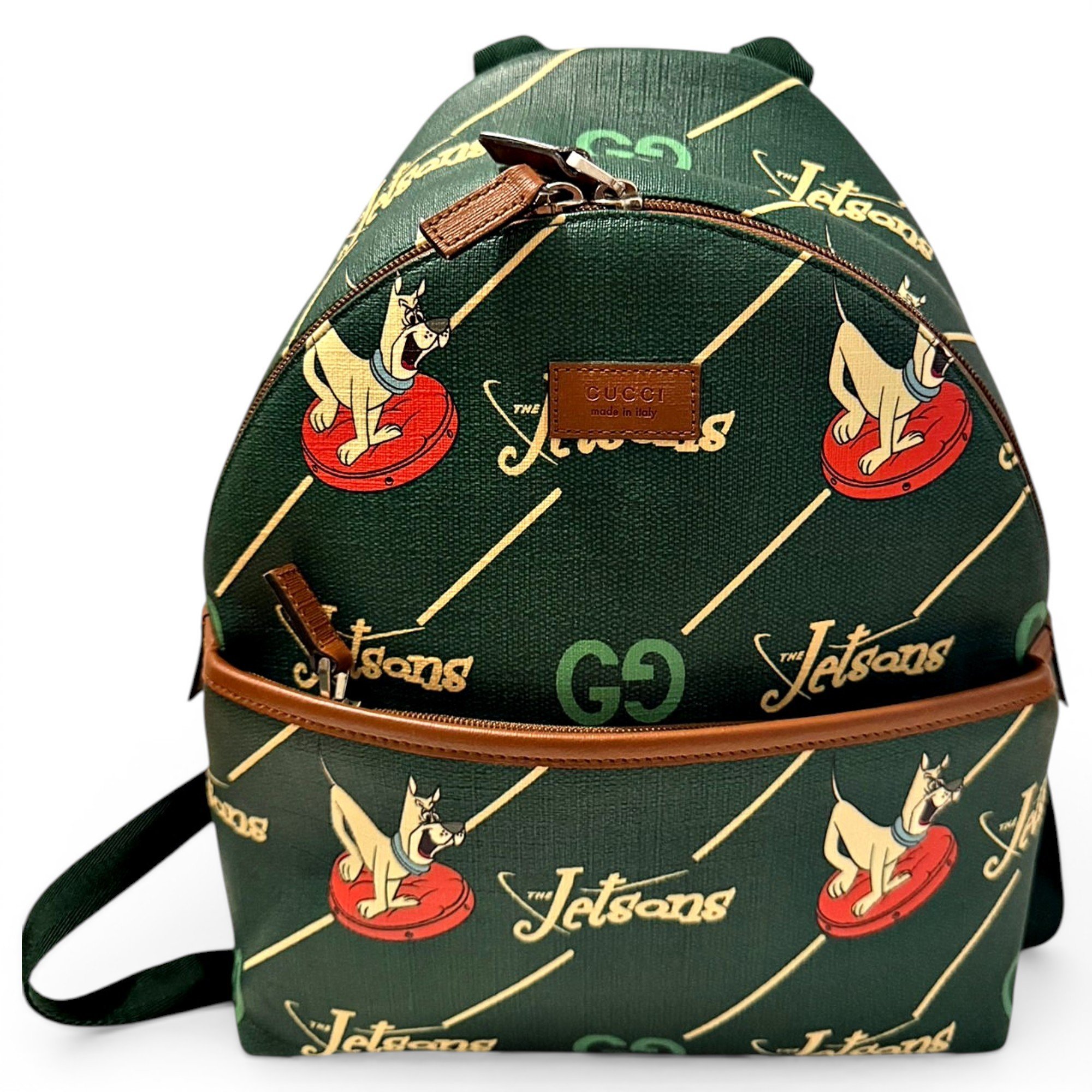 Leather backpack