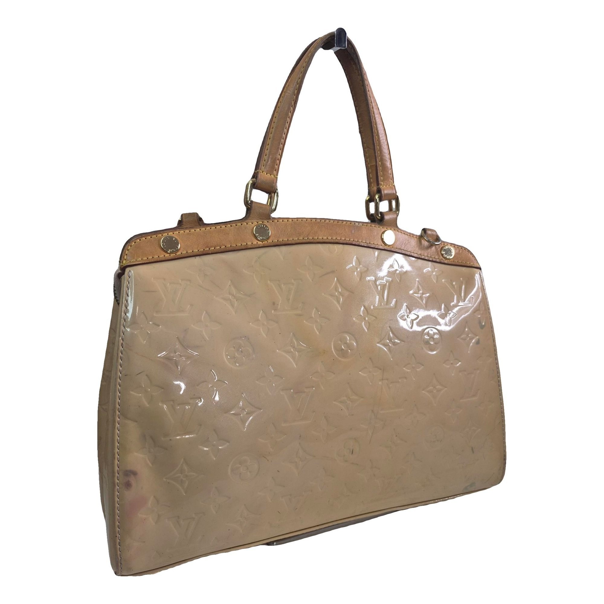 Bréa patent leather handbag