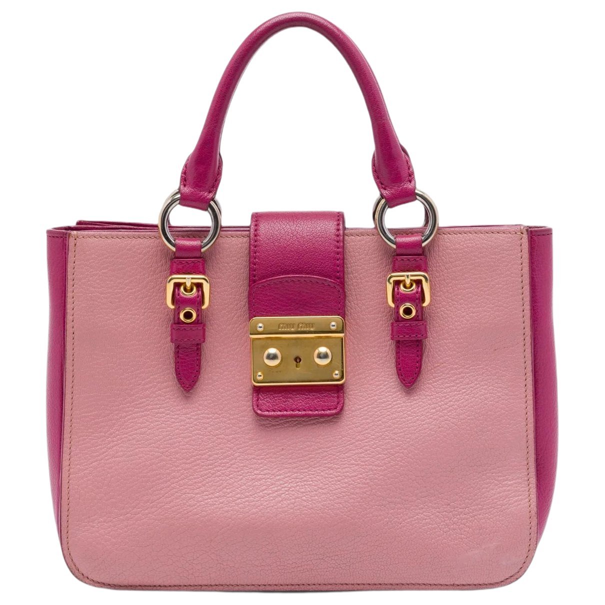 Madras leather satchel