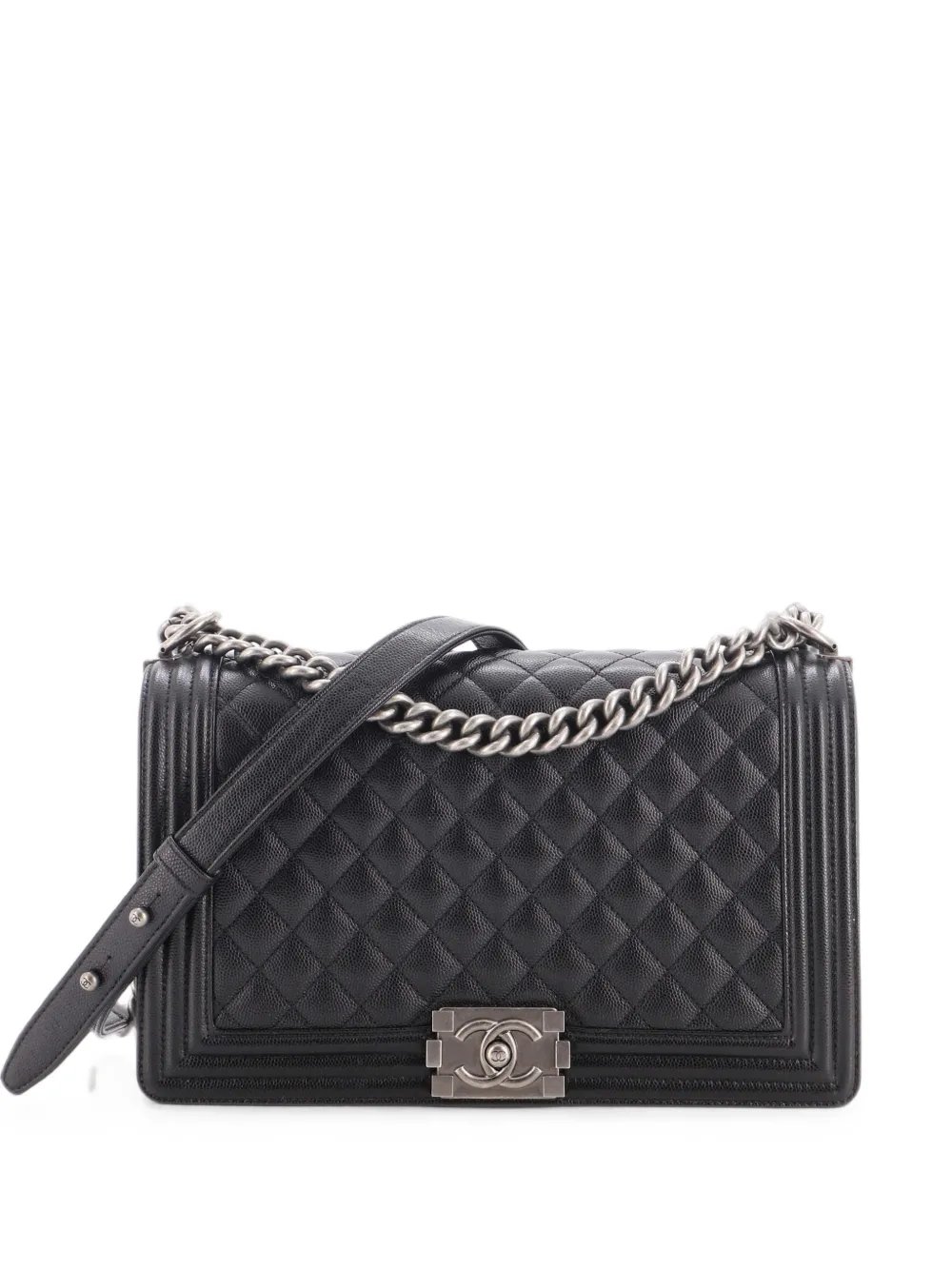 Boy Flap Bag Quilted Caviar New Medium crossbody bag