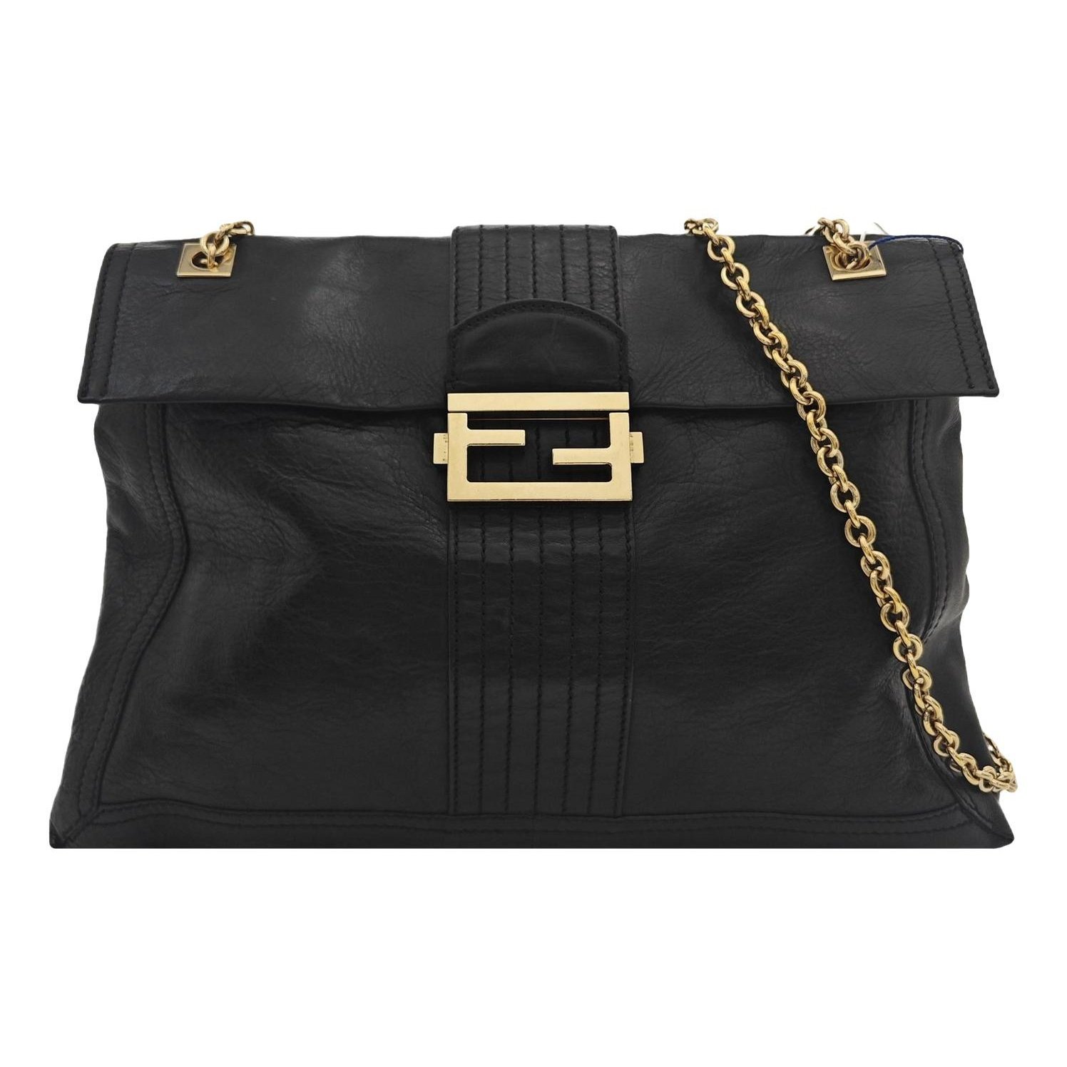 Baguette leather handbag