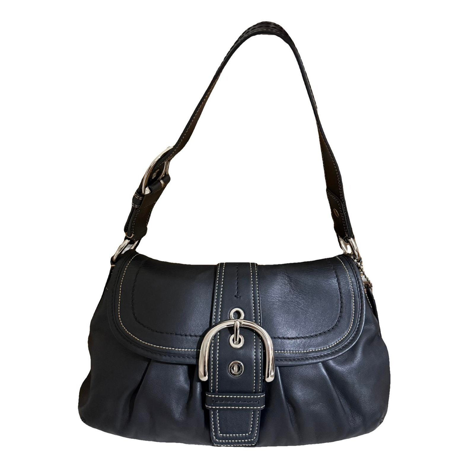 Signature Sufflette leather handbag