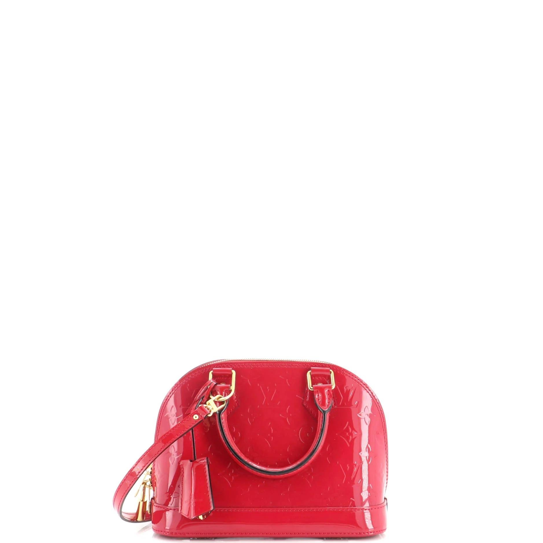 Patent leather handbag