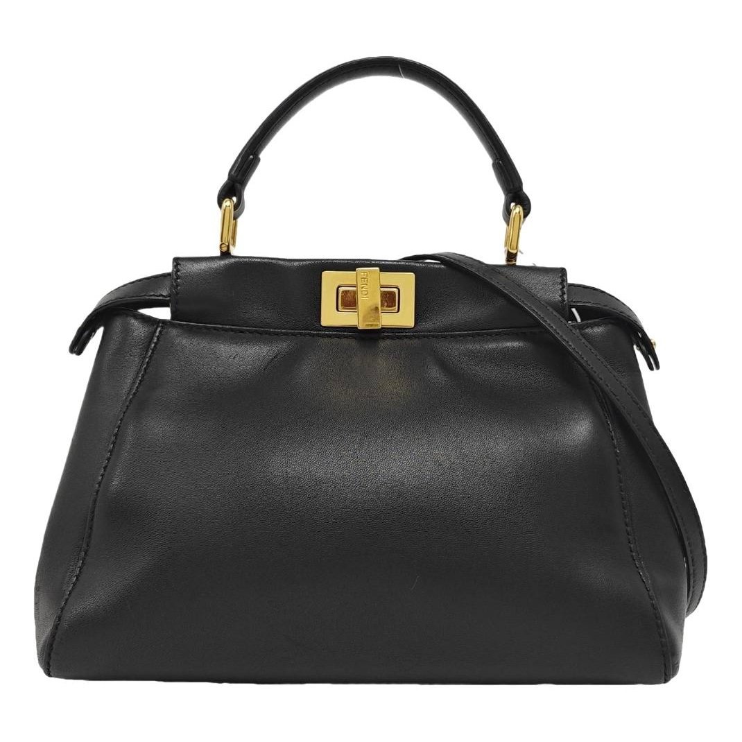 Peekaboo leather handbag
