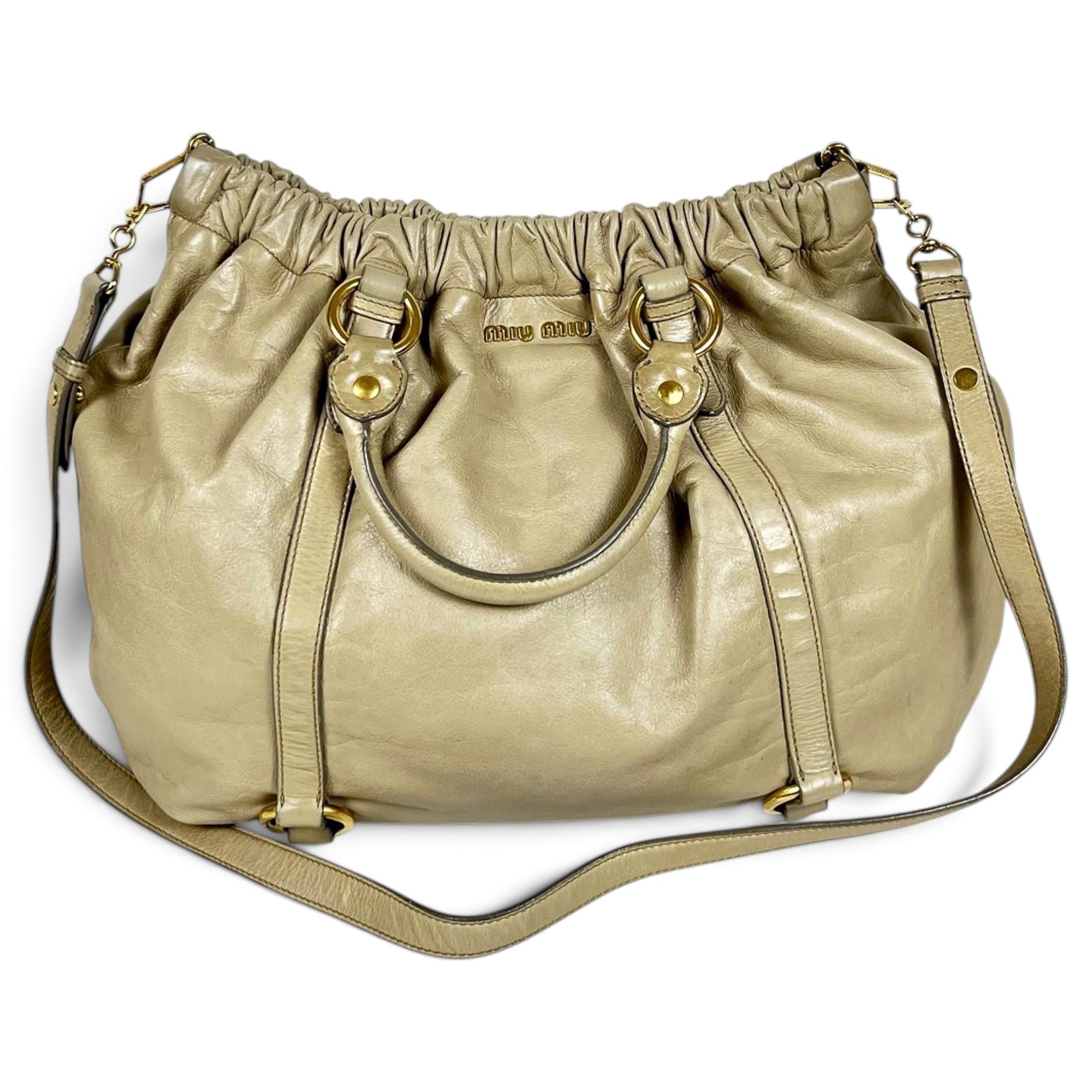 Leather handbag