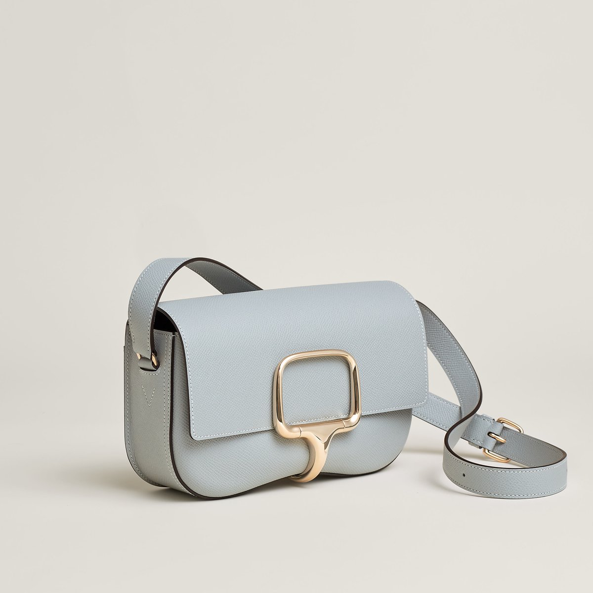 Bleu Glacier Hermès Della Cavalleria Elan Bag