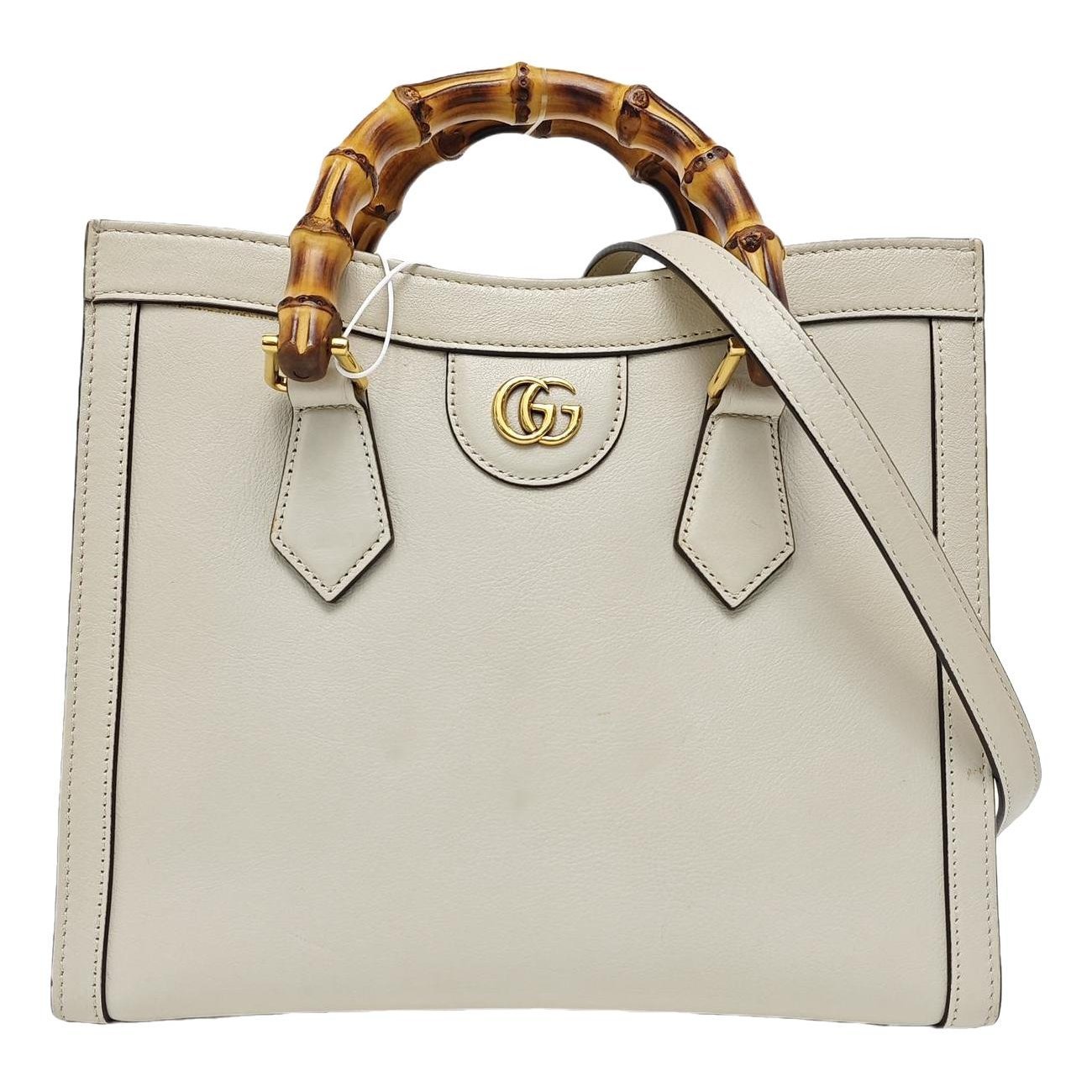 Diana Bamboo leather tote