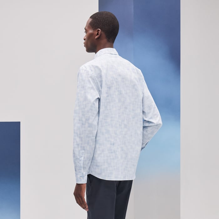 Glacier "Calques En H" Straight Cut Shirt