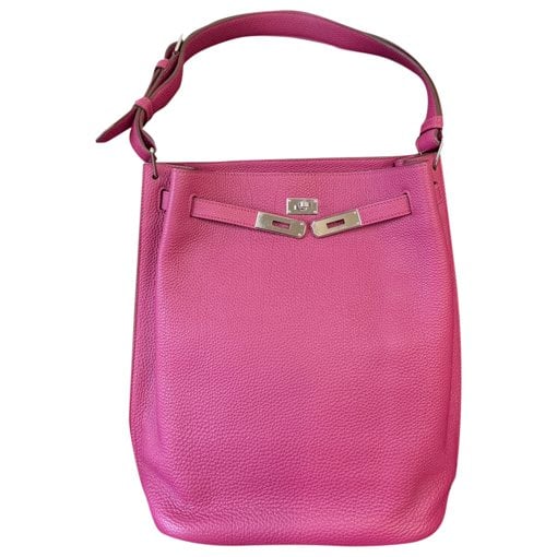 So Kelly leather handbag