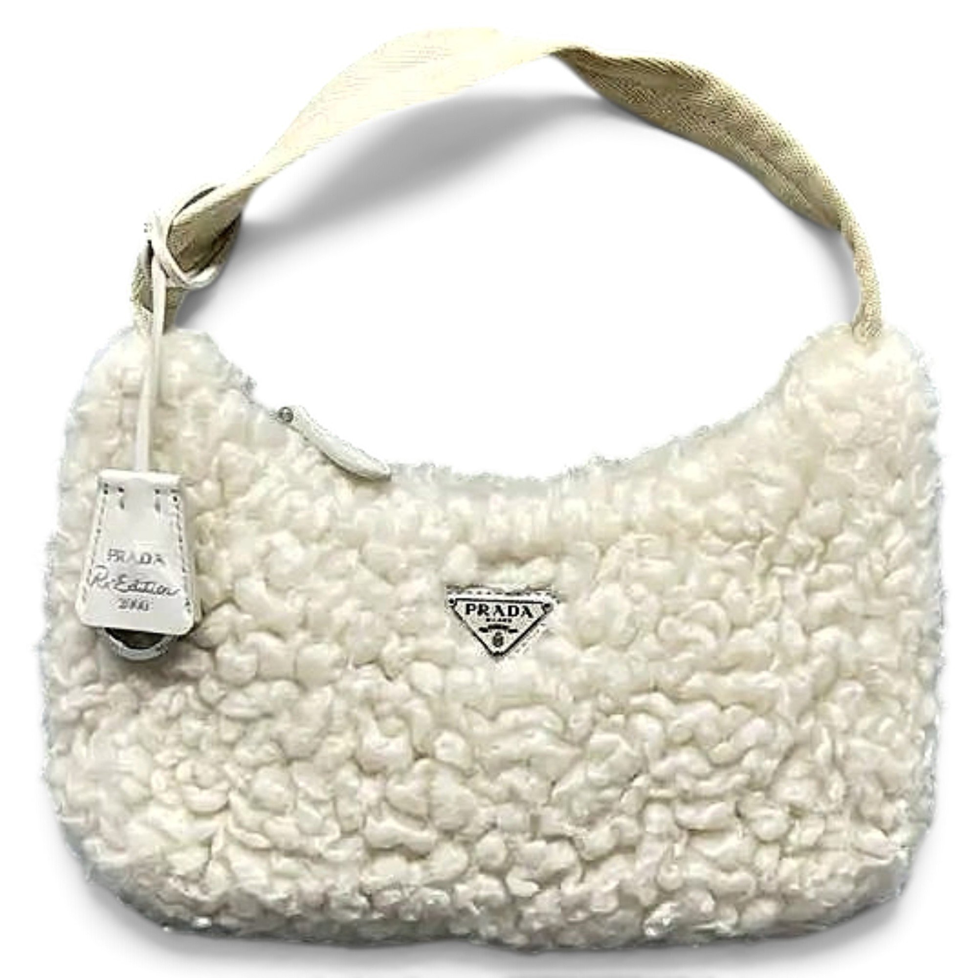 Re-Edition 2000 wool handbag