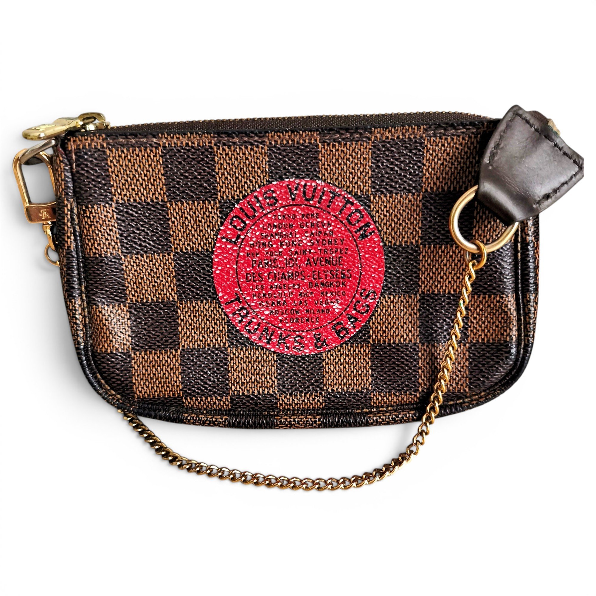 Pochette Accessoire leather handbag