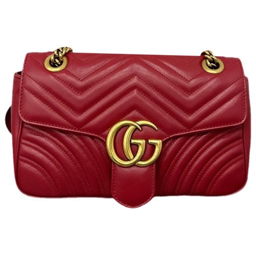 GG Marmont Flap leather crossbody bag
