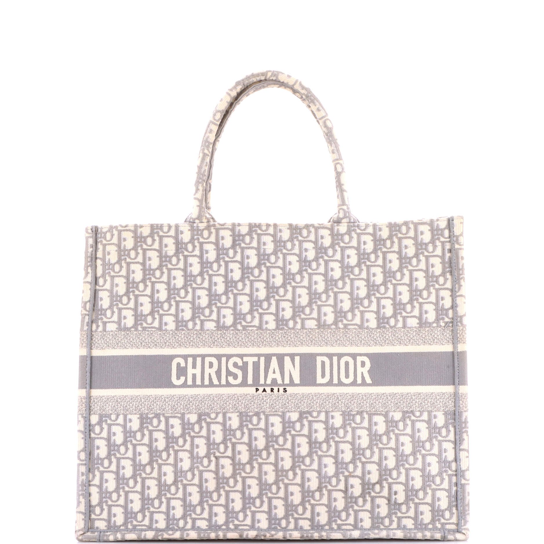 Dior Book Tote Oblique Canvas Large