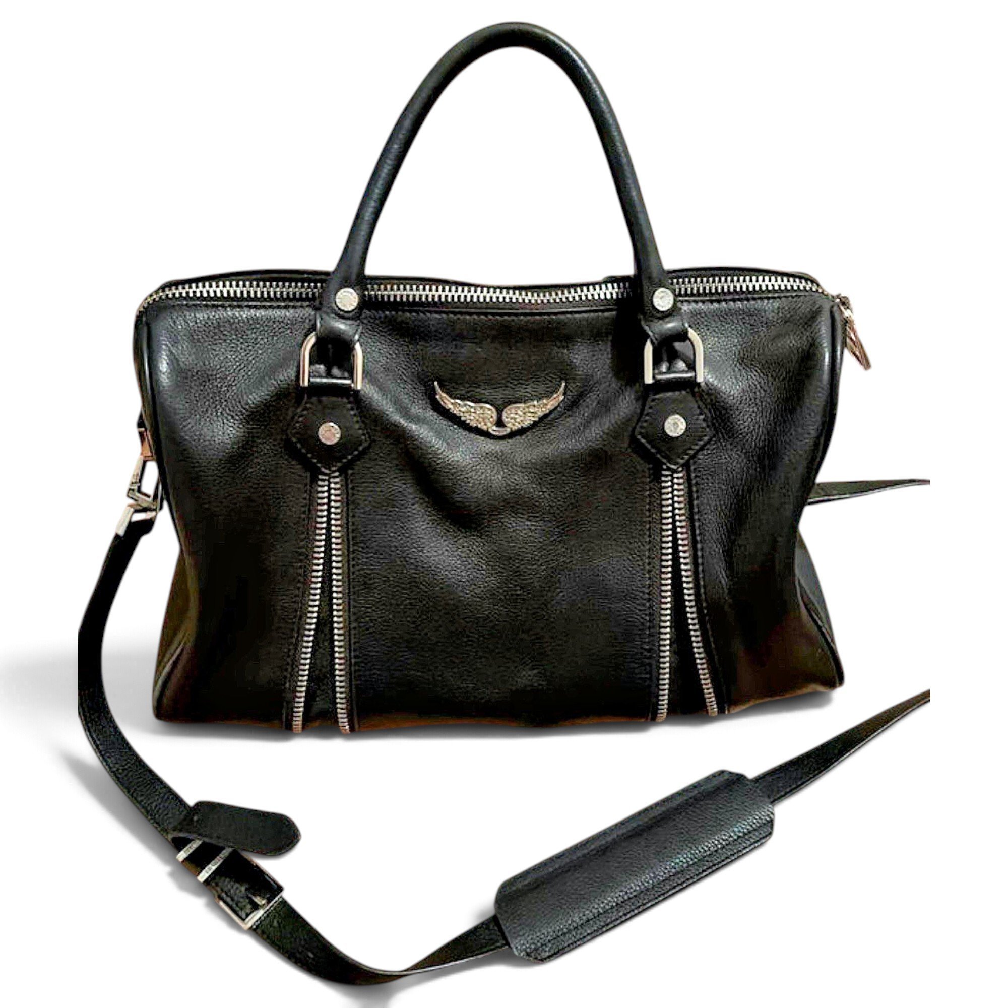 Leather handbag