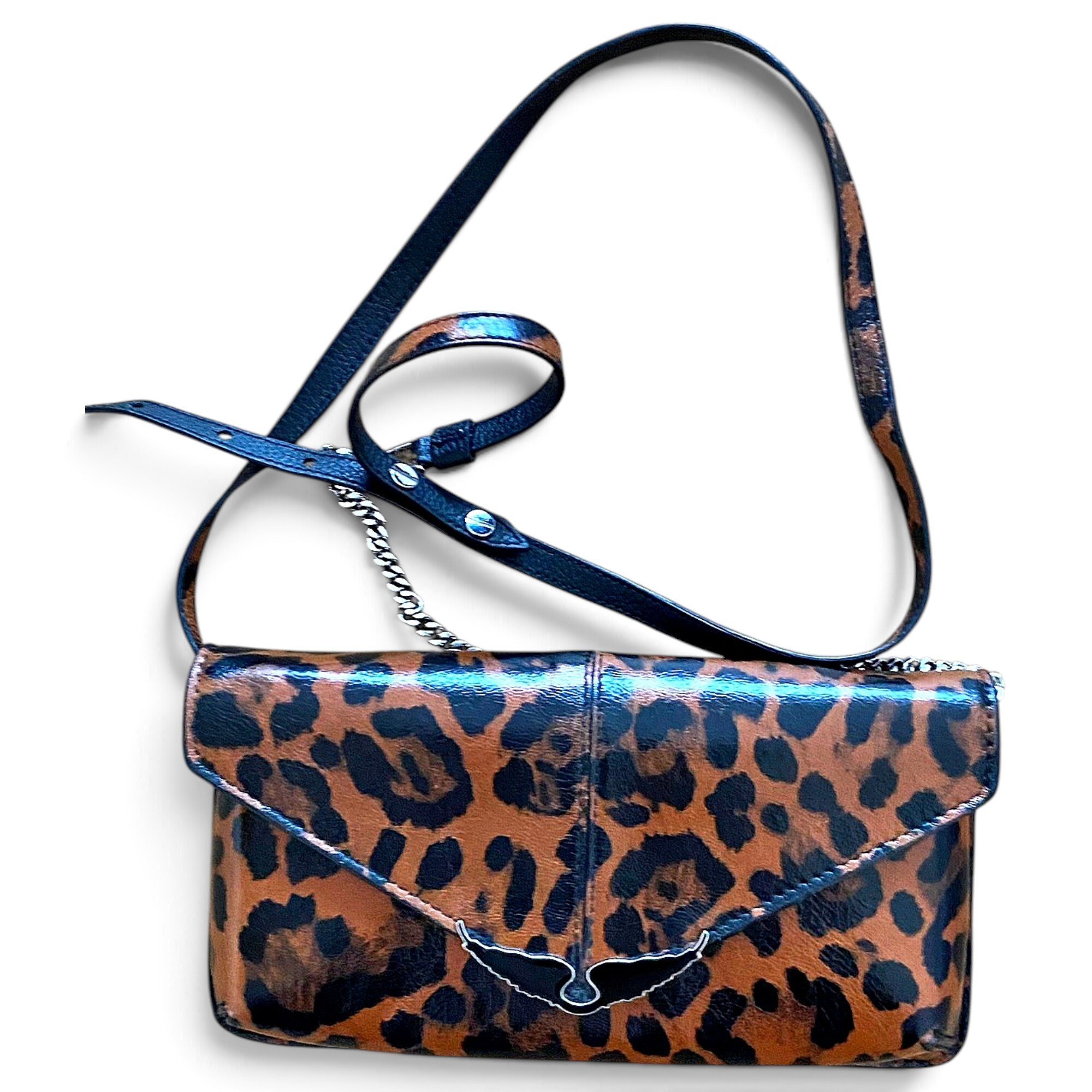 Leather crossbody bag