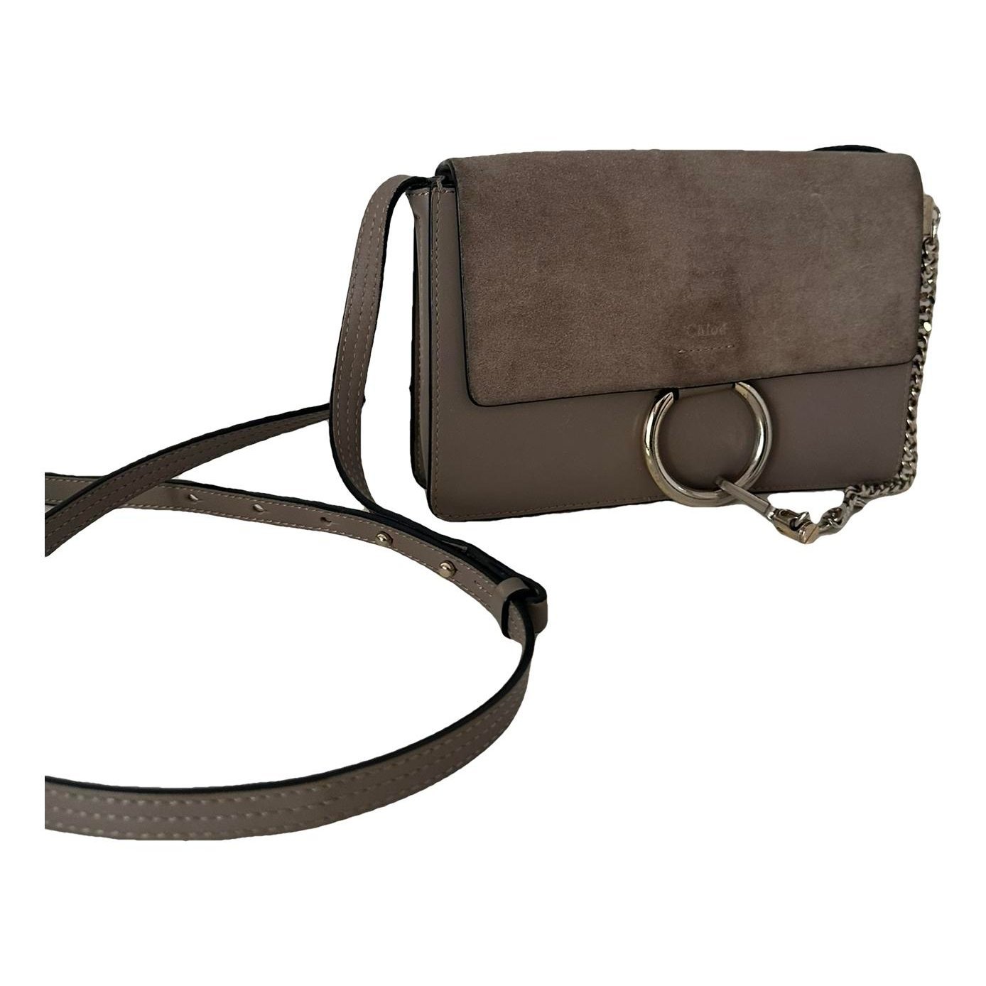 Faye leather crossbody bag