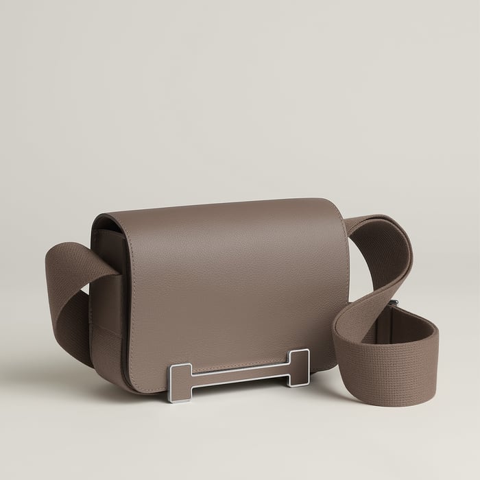Étoupe Hermès Geta Bag